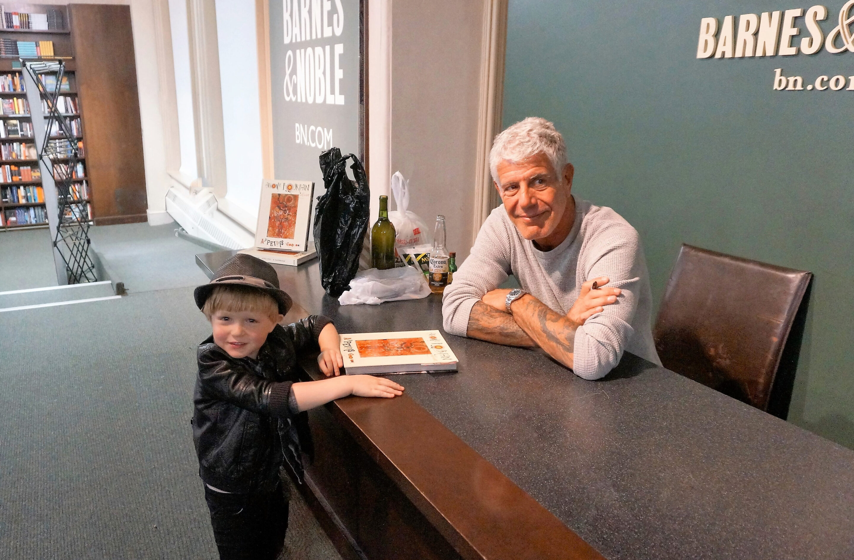 Working up an Appetite – Anthony Bourdain Book Signing