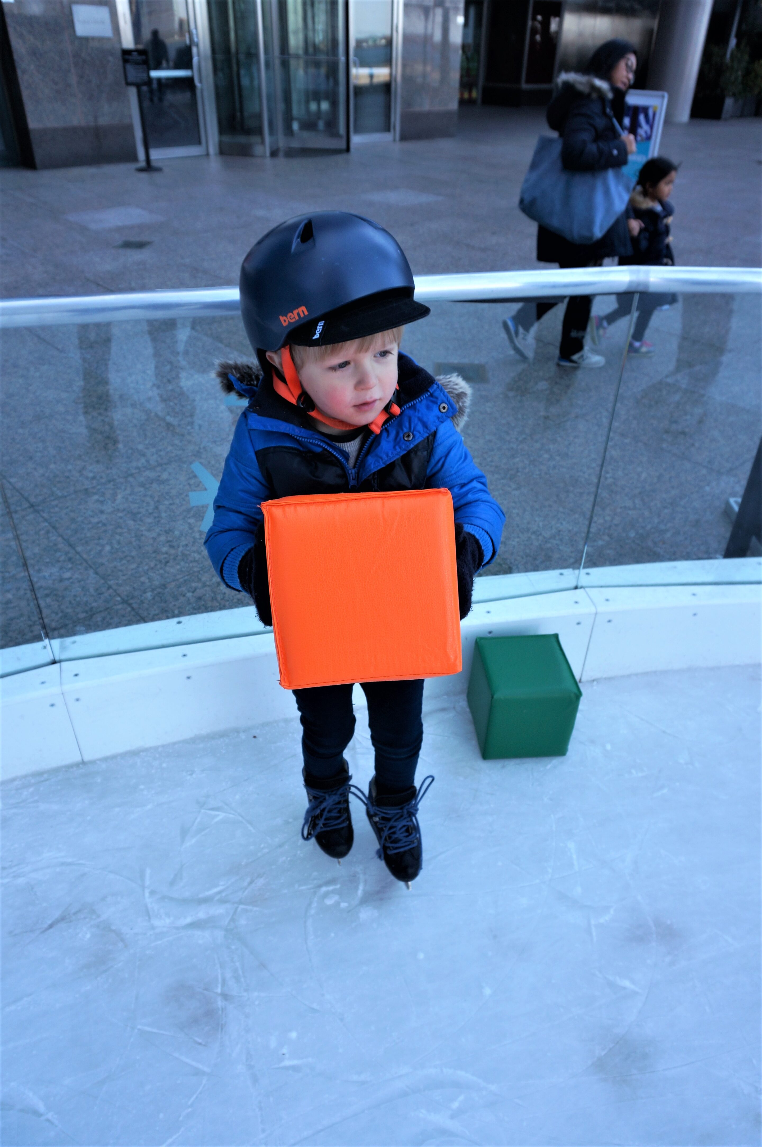 Skating lesson at the Rink at Brookfield Place