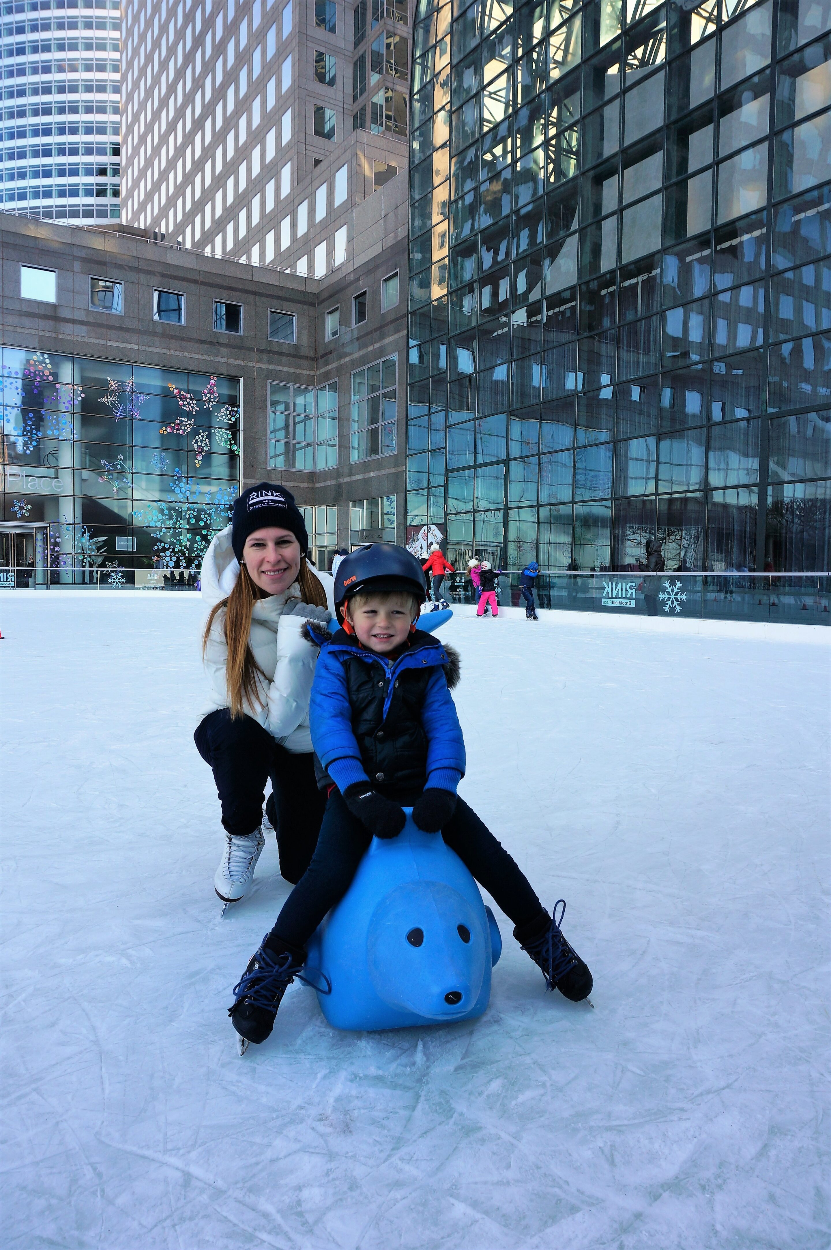 Skating with Olympic Greats at Brookfield Place