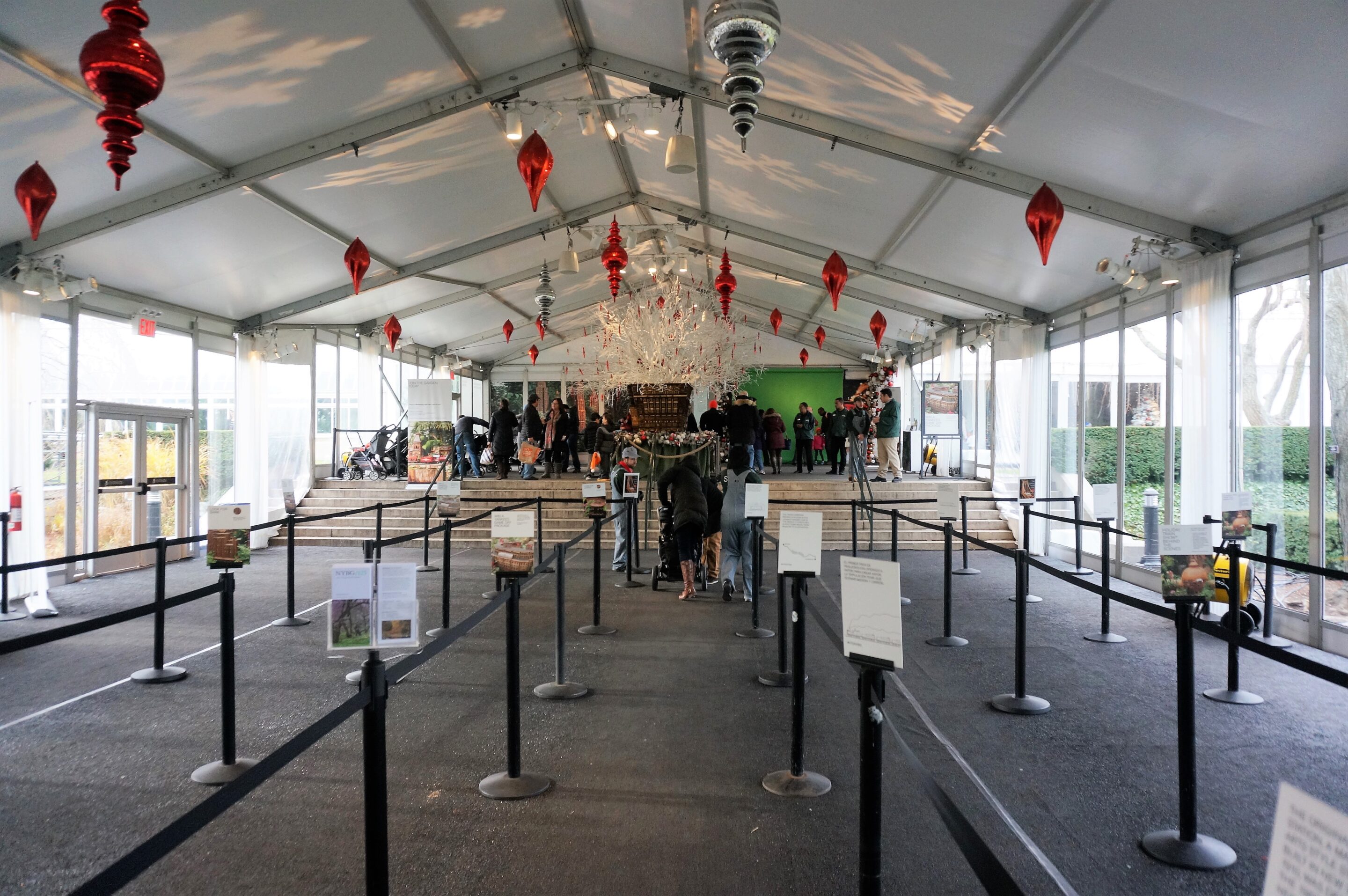 New York Botanical Garden Train Show Entrance