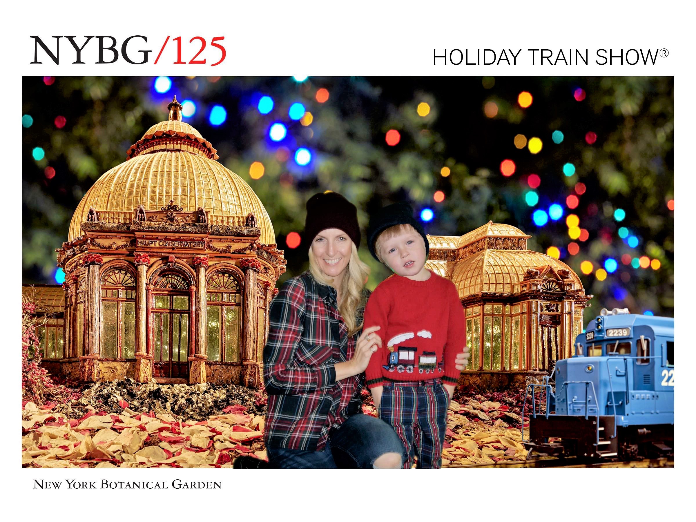 New York Botanical Garden Train Show Photo Opp
