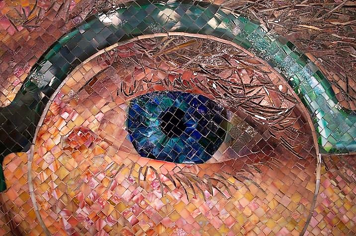 Chuck Close Subway Portraits Eye
