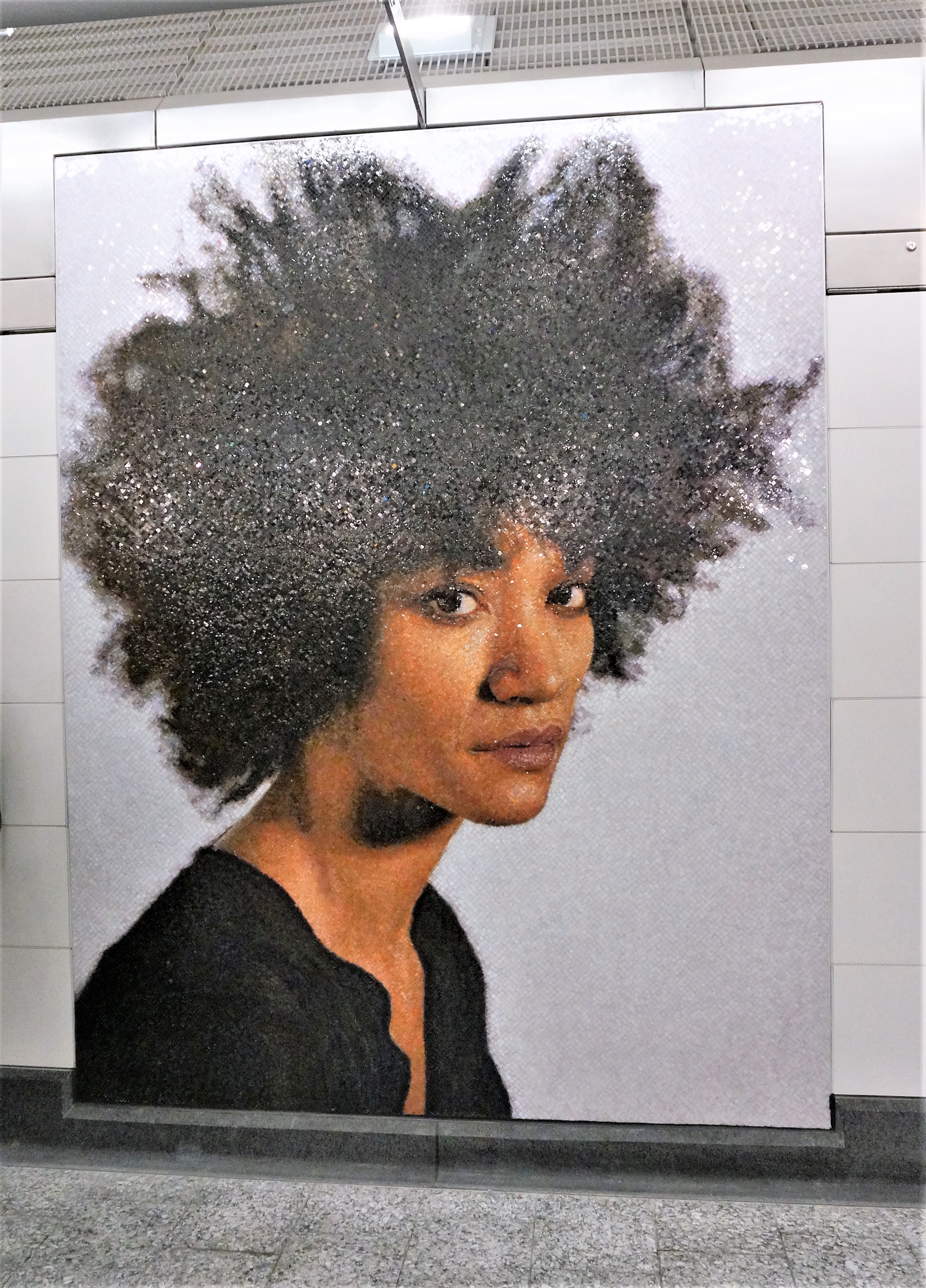 Chuck Close Subway Portraits Sienna Shields
