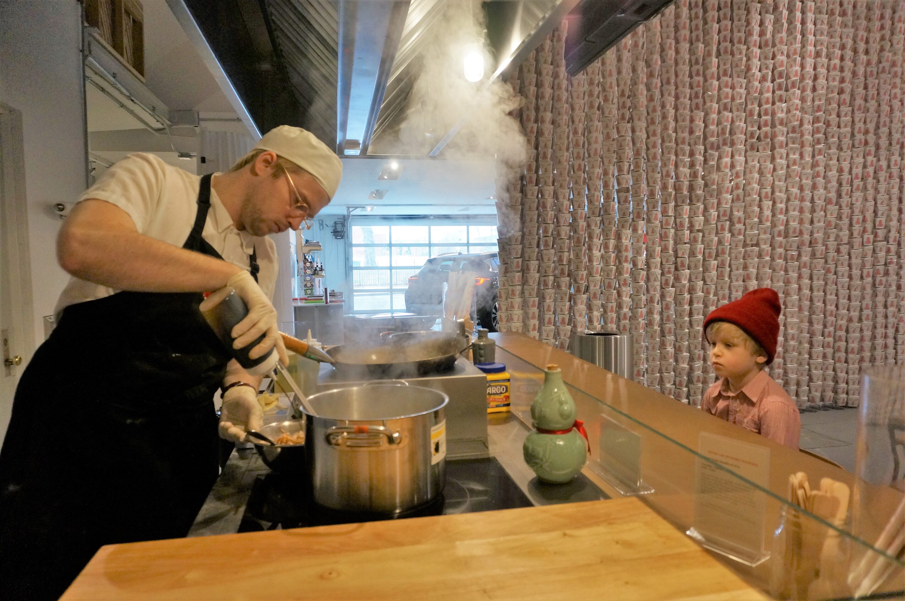 Cooking us a storm at the MOFAD