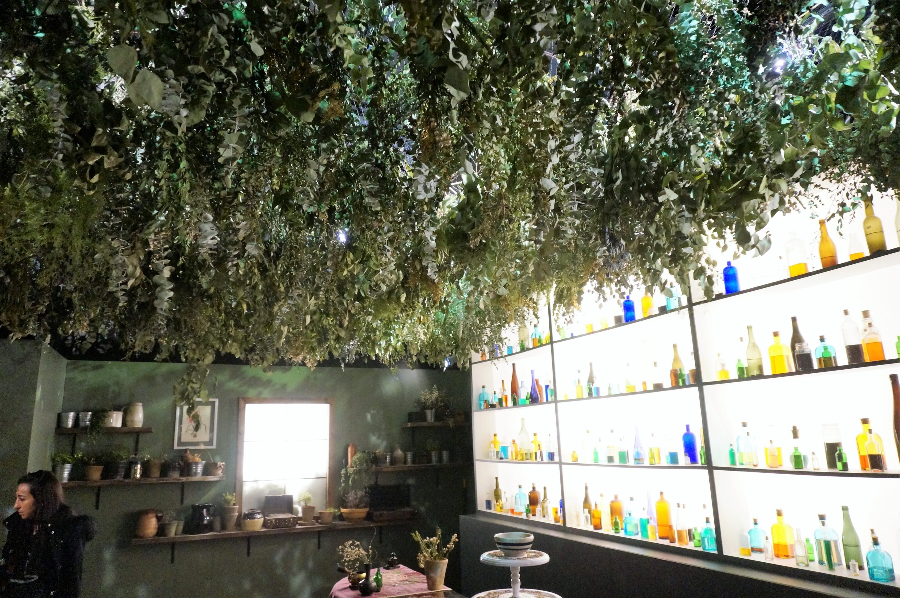 the gorgeous scene in the potion room at hall of magic nyc