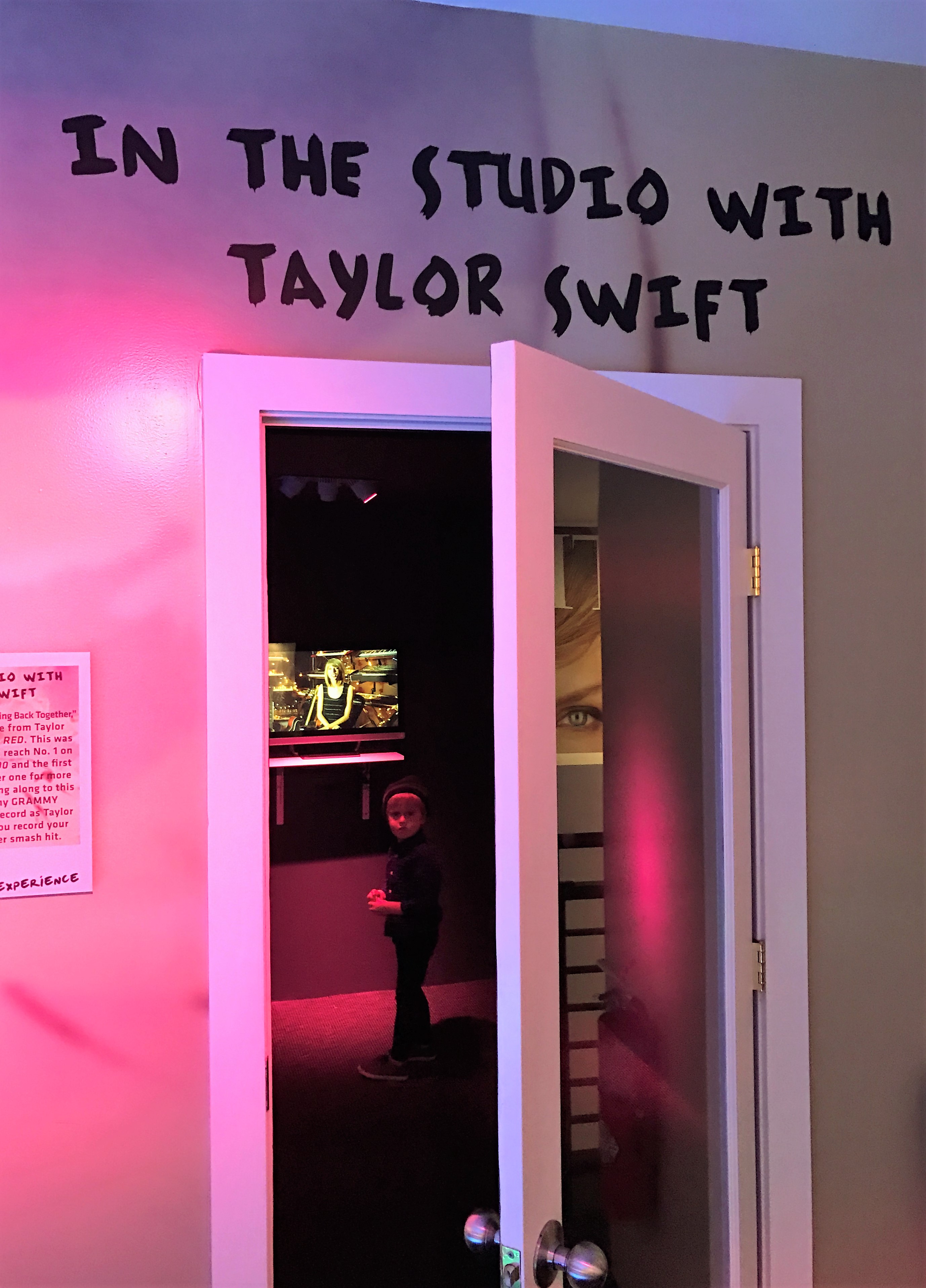 Recording stdio at the Taylor Swift Experience