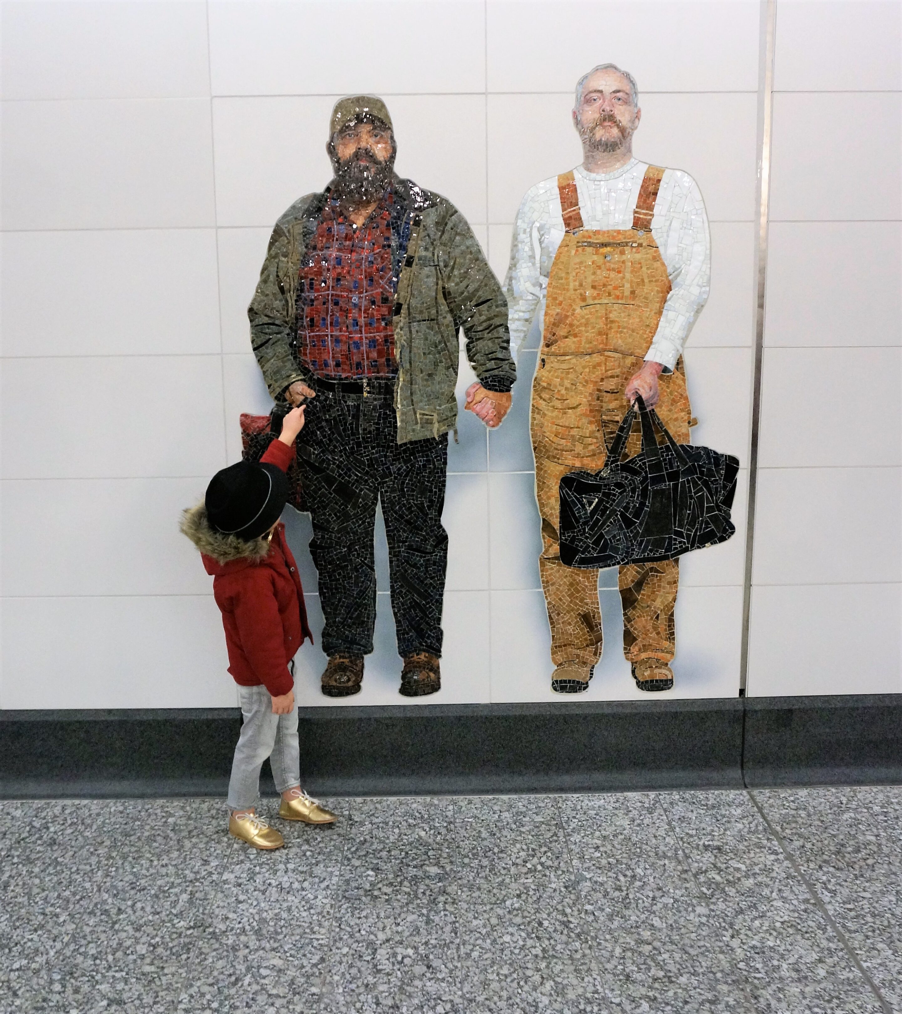 Vik Muniz Perfect Strangers Mural LGBT Couple