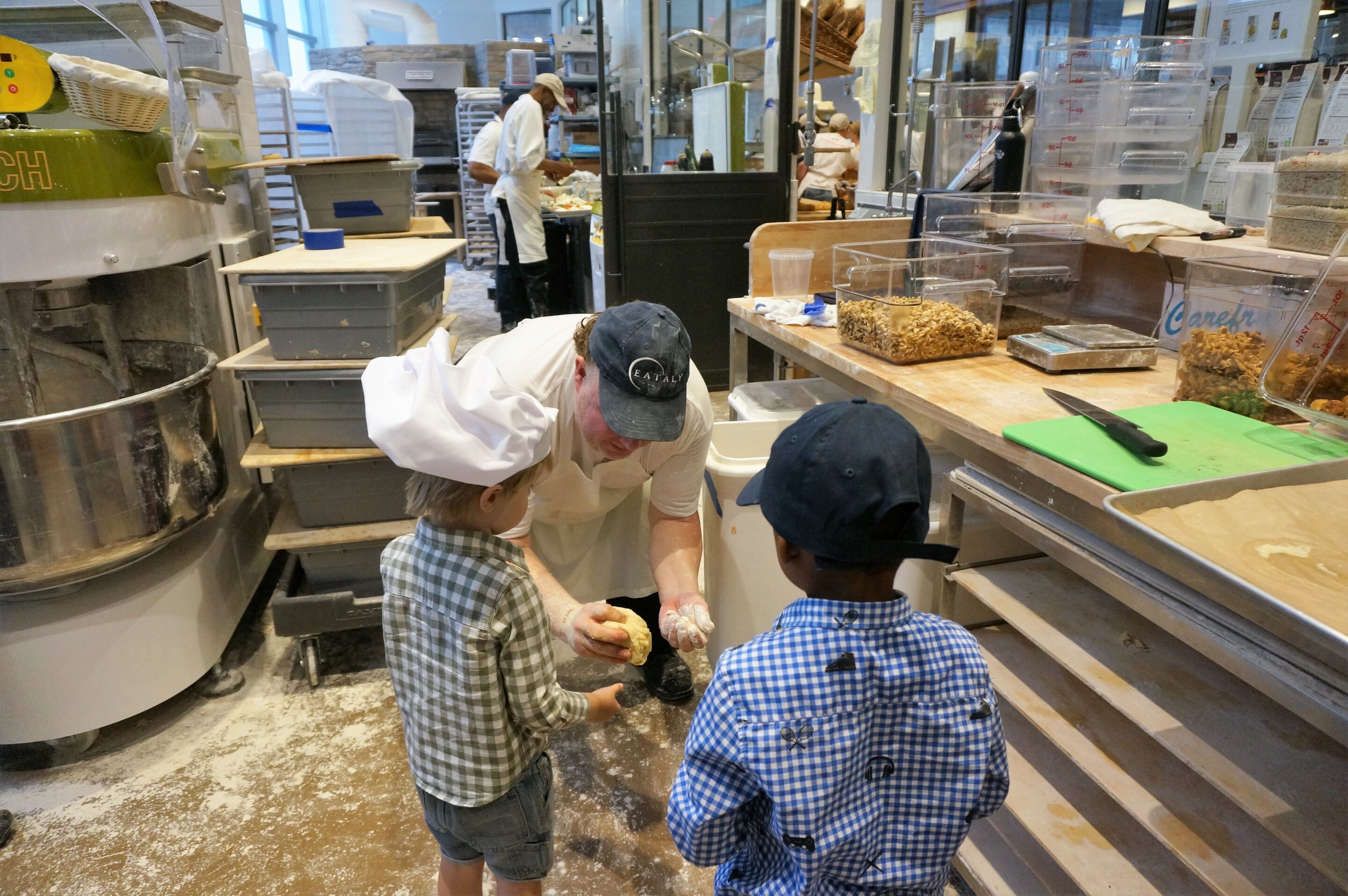 Entering the Eataly Downtown Bakery