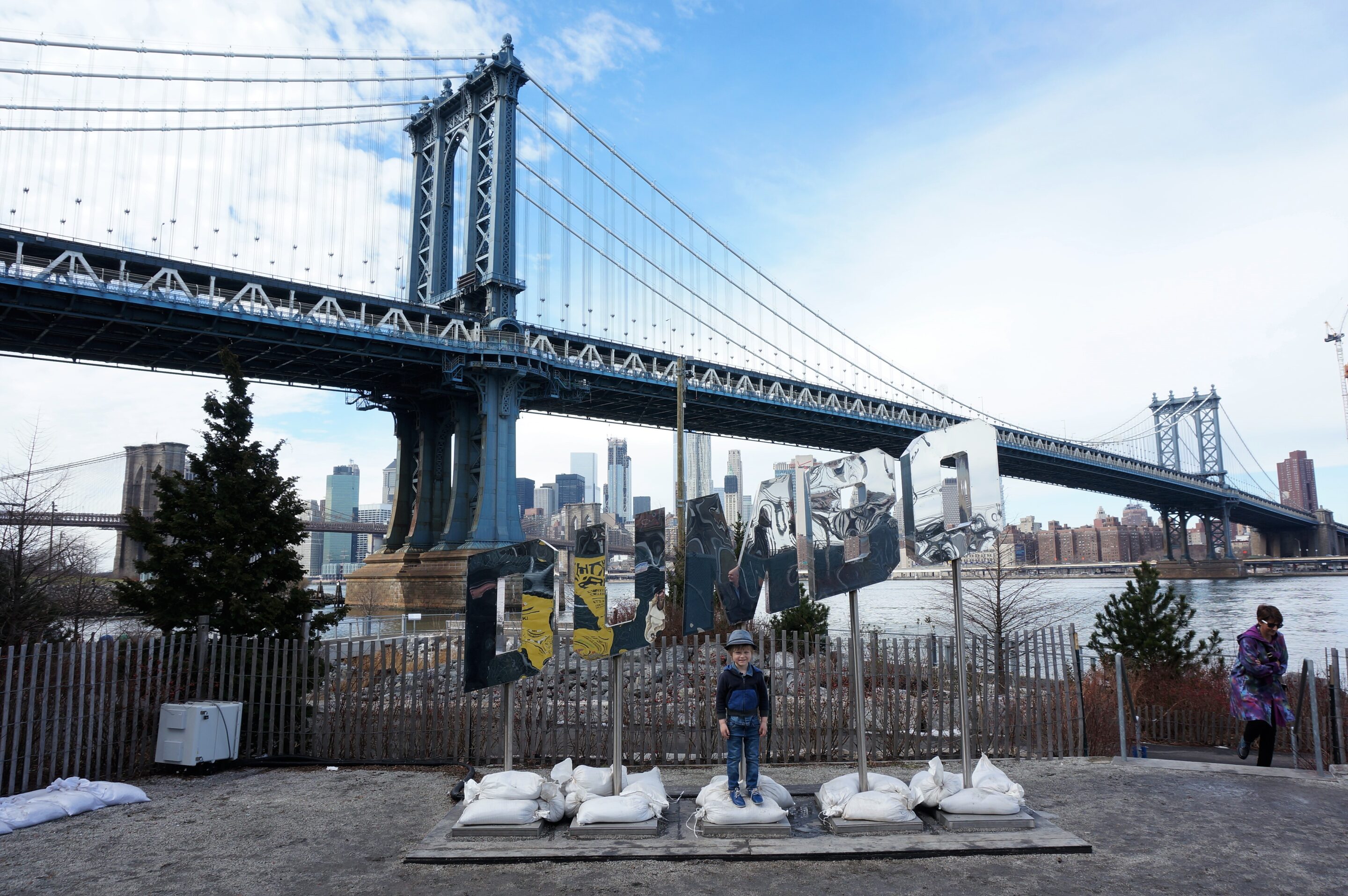 Greetings from DUMBO – DUMBO Reflector Sign