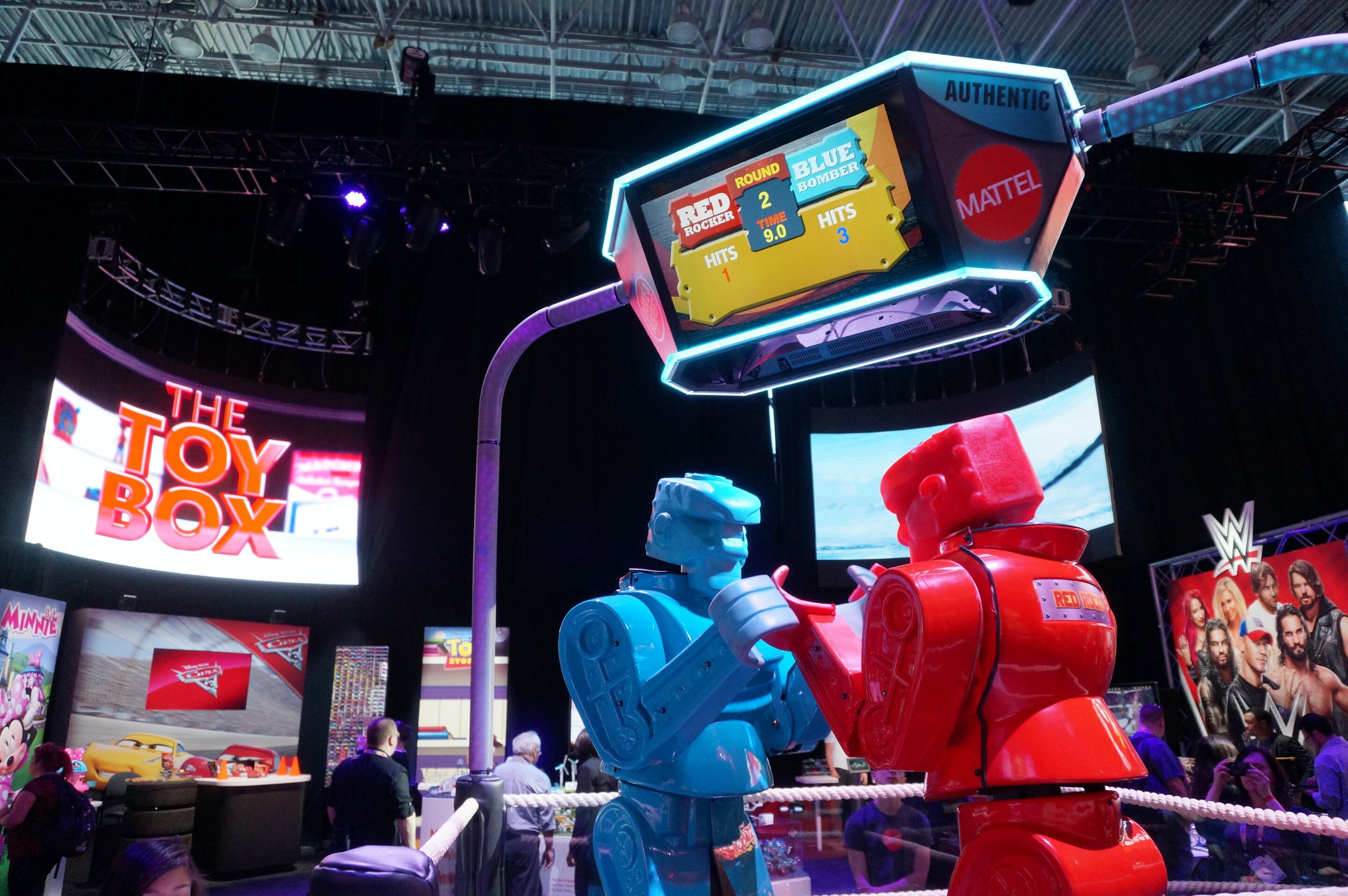 Rock Em Sock Em Toy at Toy Fair