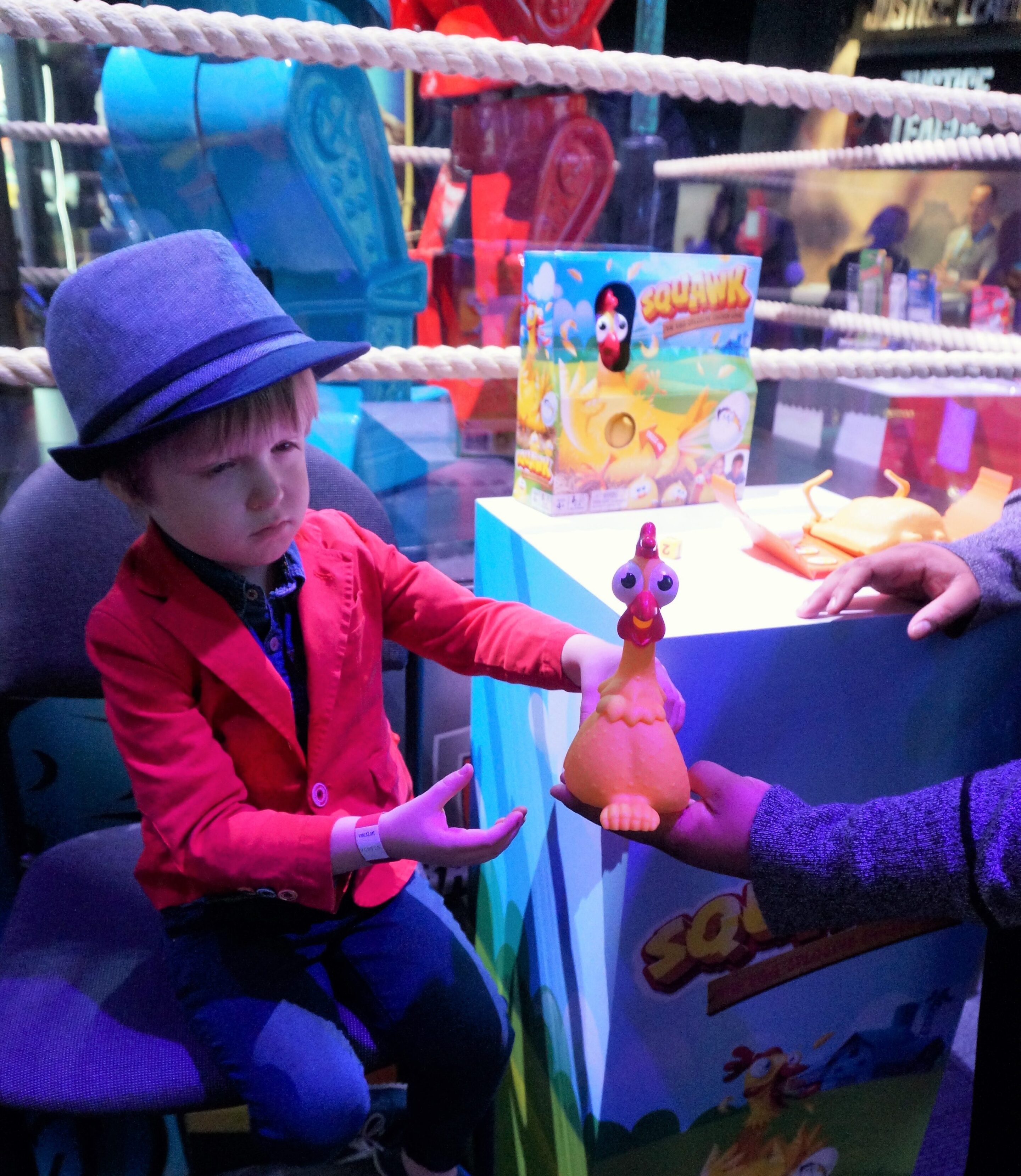 Squawk Toy at Toy Fair