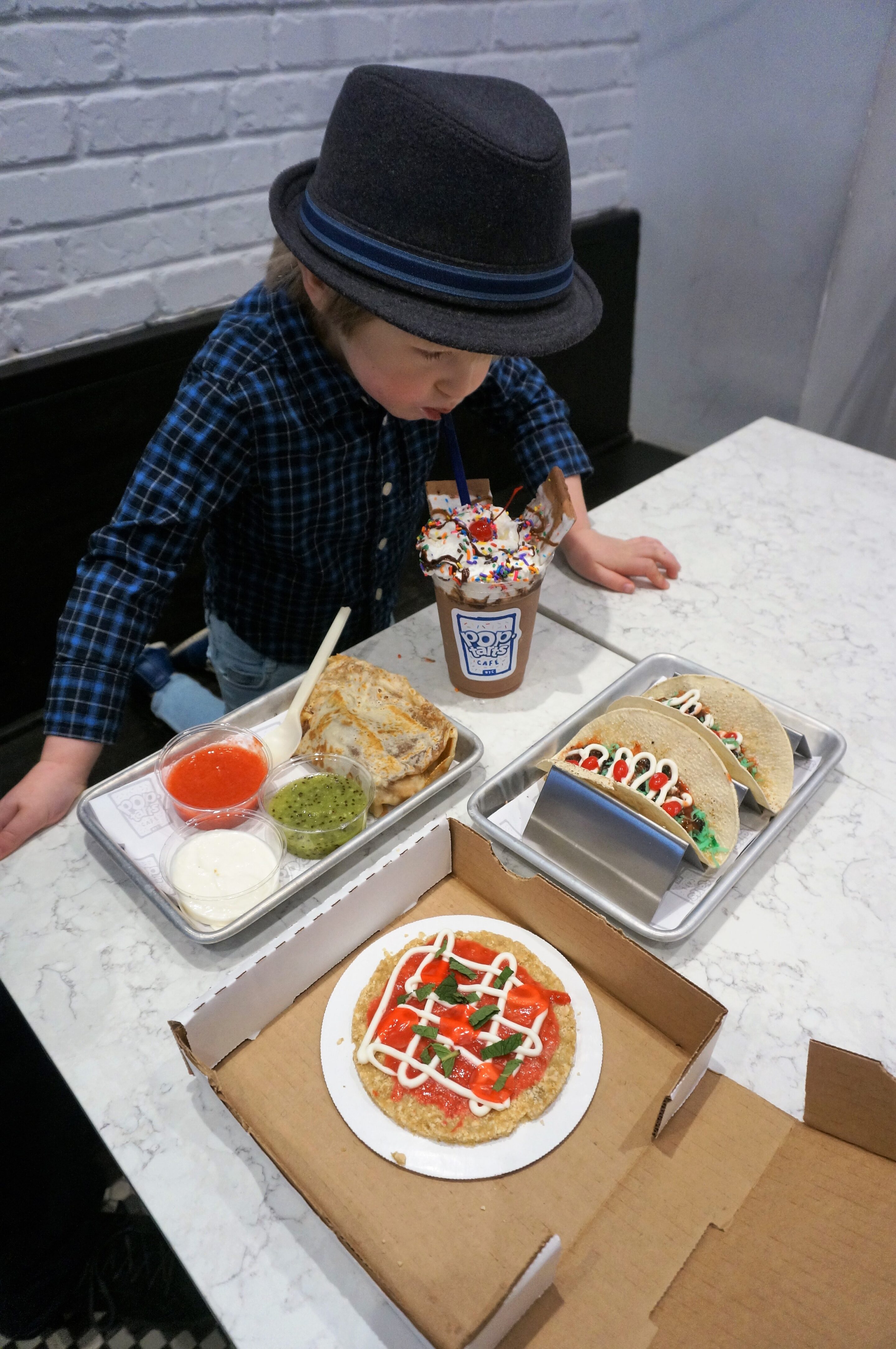 Sweet spread at Pop-Tarts Cafe