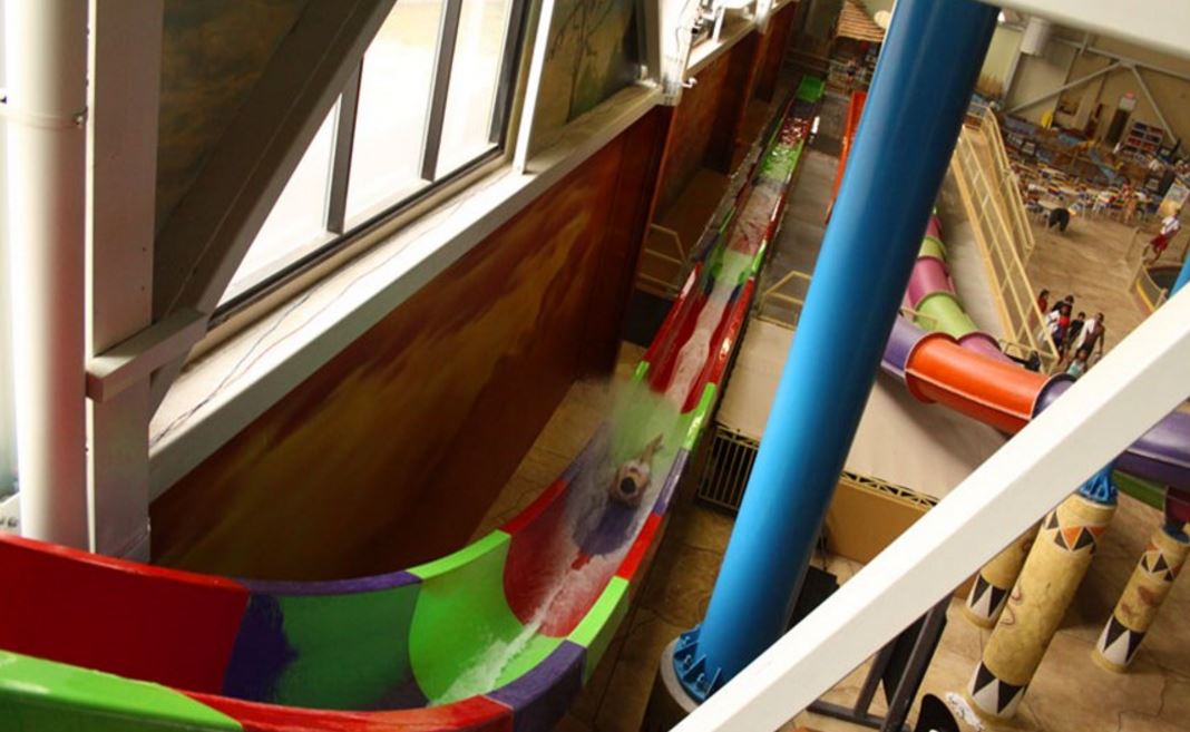 The screaming Hyhena at Kalahari Waterpark