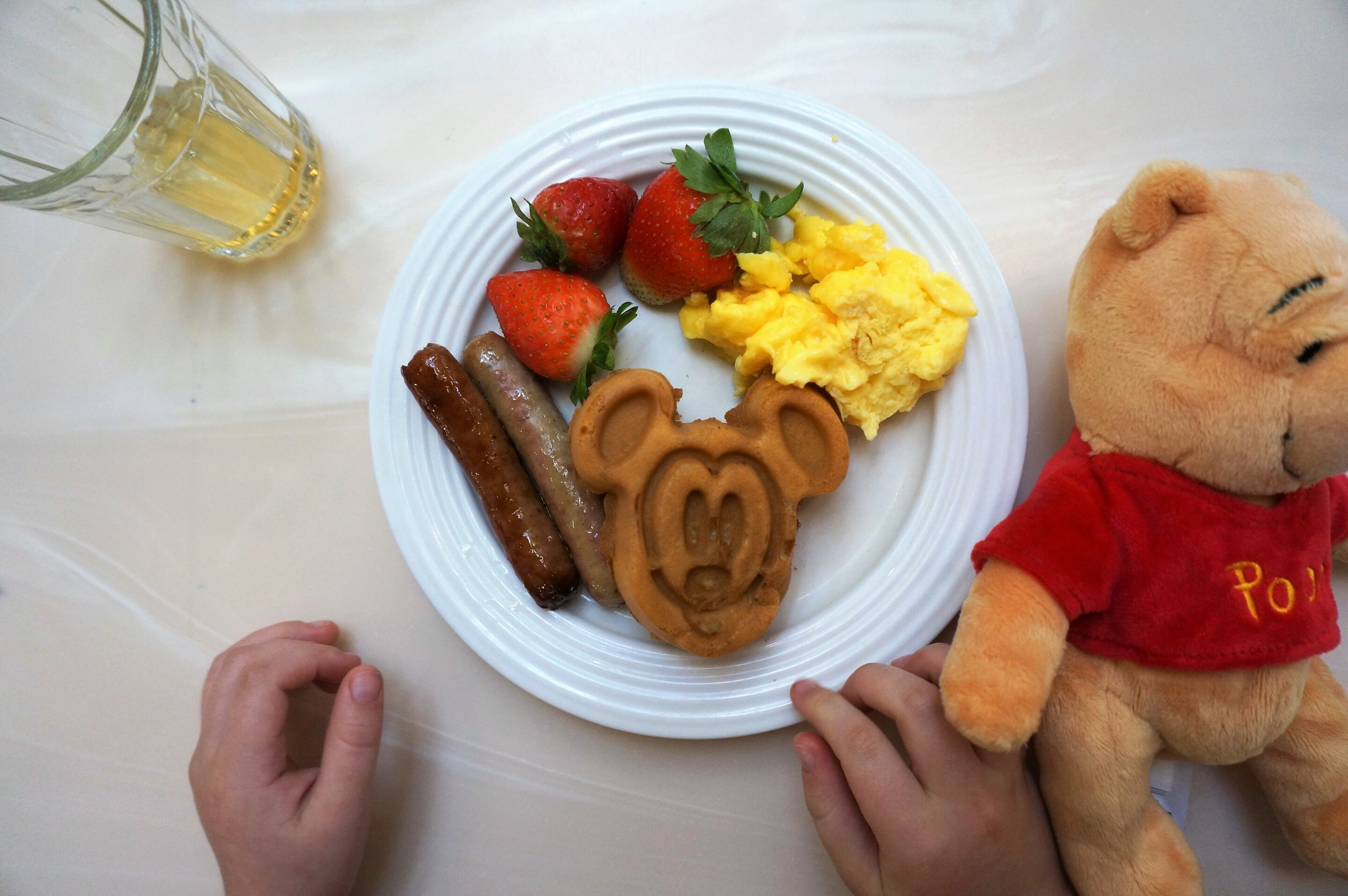 The delciious breakast at the Crystal Palace Character Breakfast