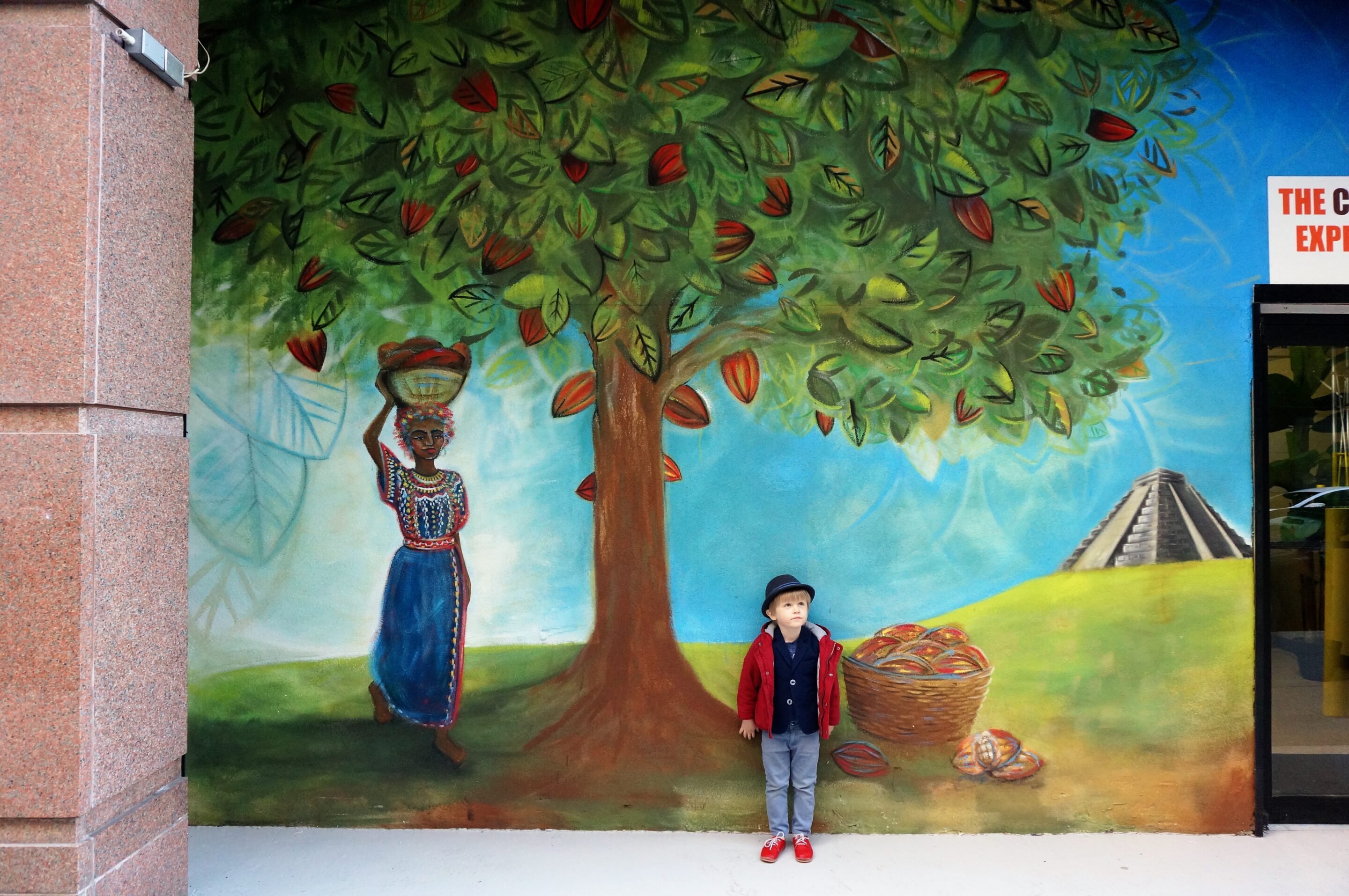 Art Mural Outside of Choco-Story New York