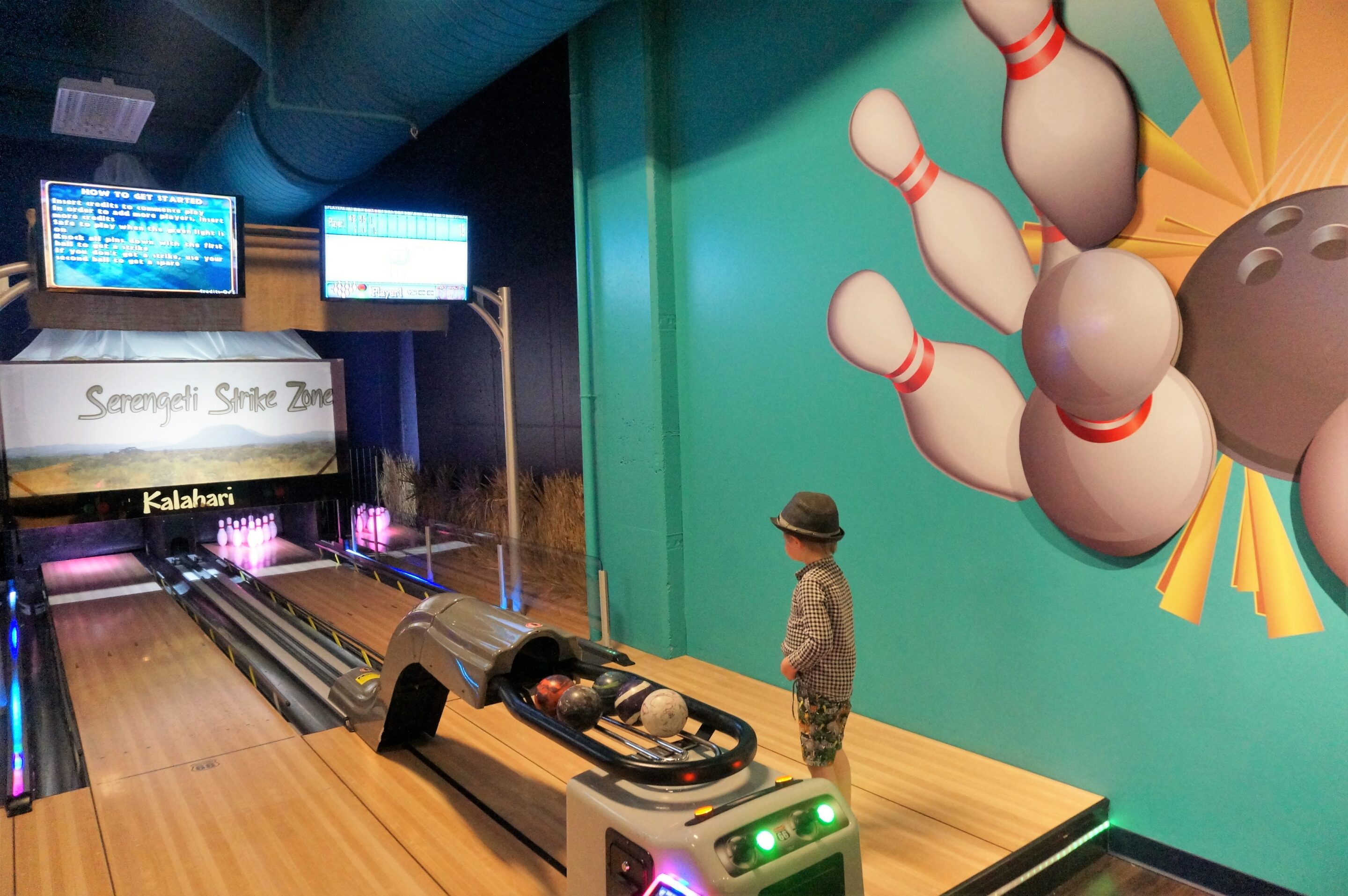 Kalahari Resort Mini Bowling Alley