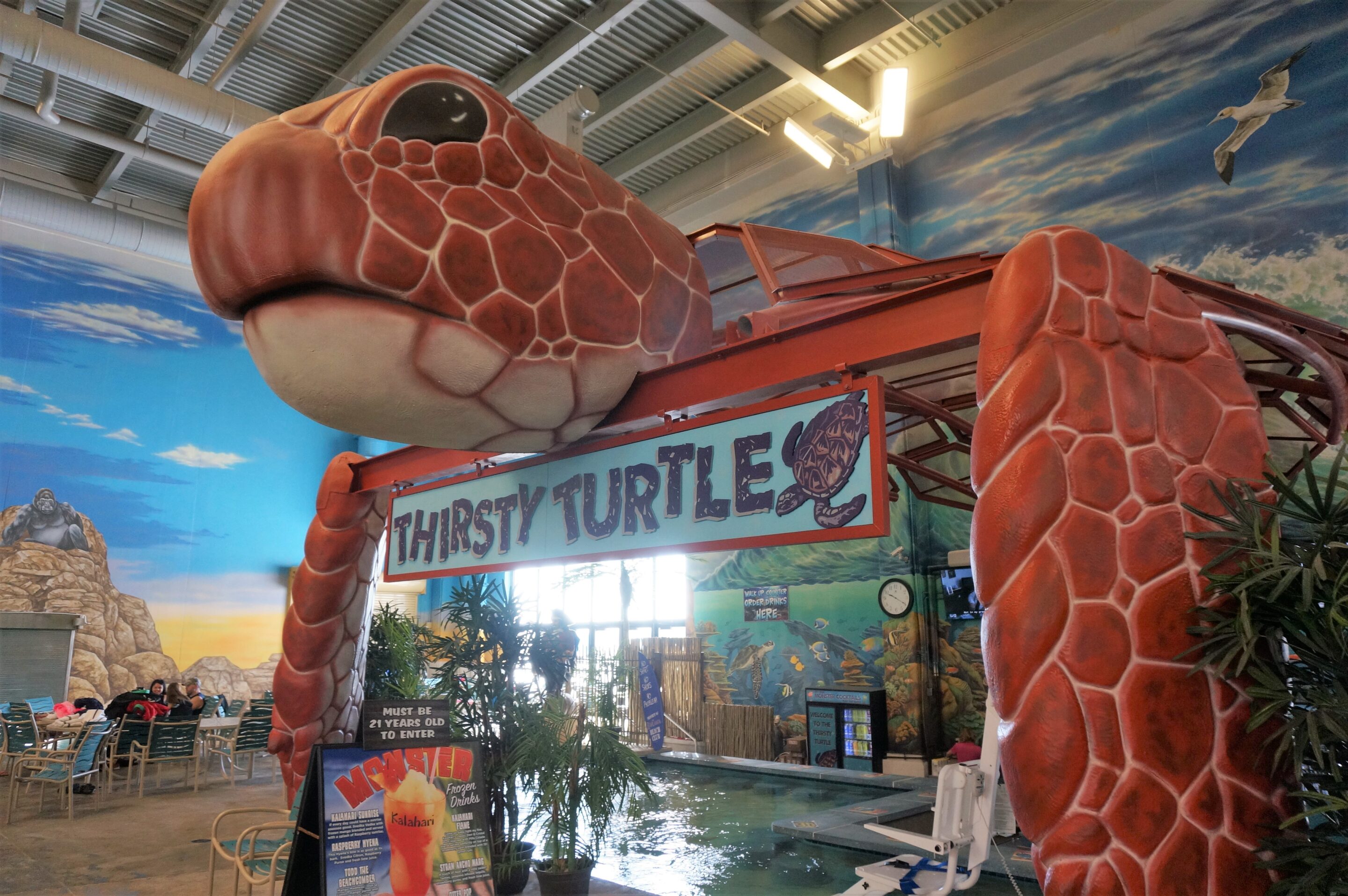 Thirsty Turtle at Kalahari Pconos