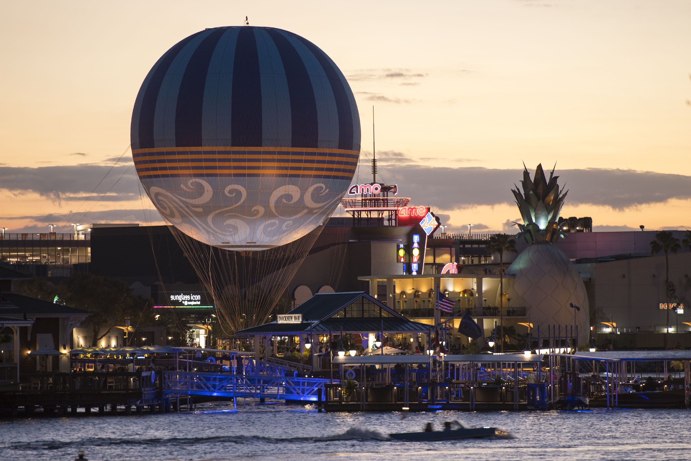 Chharacters in Flight at Disney Springs