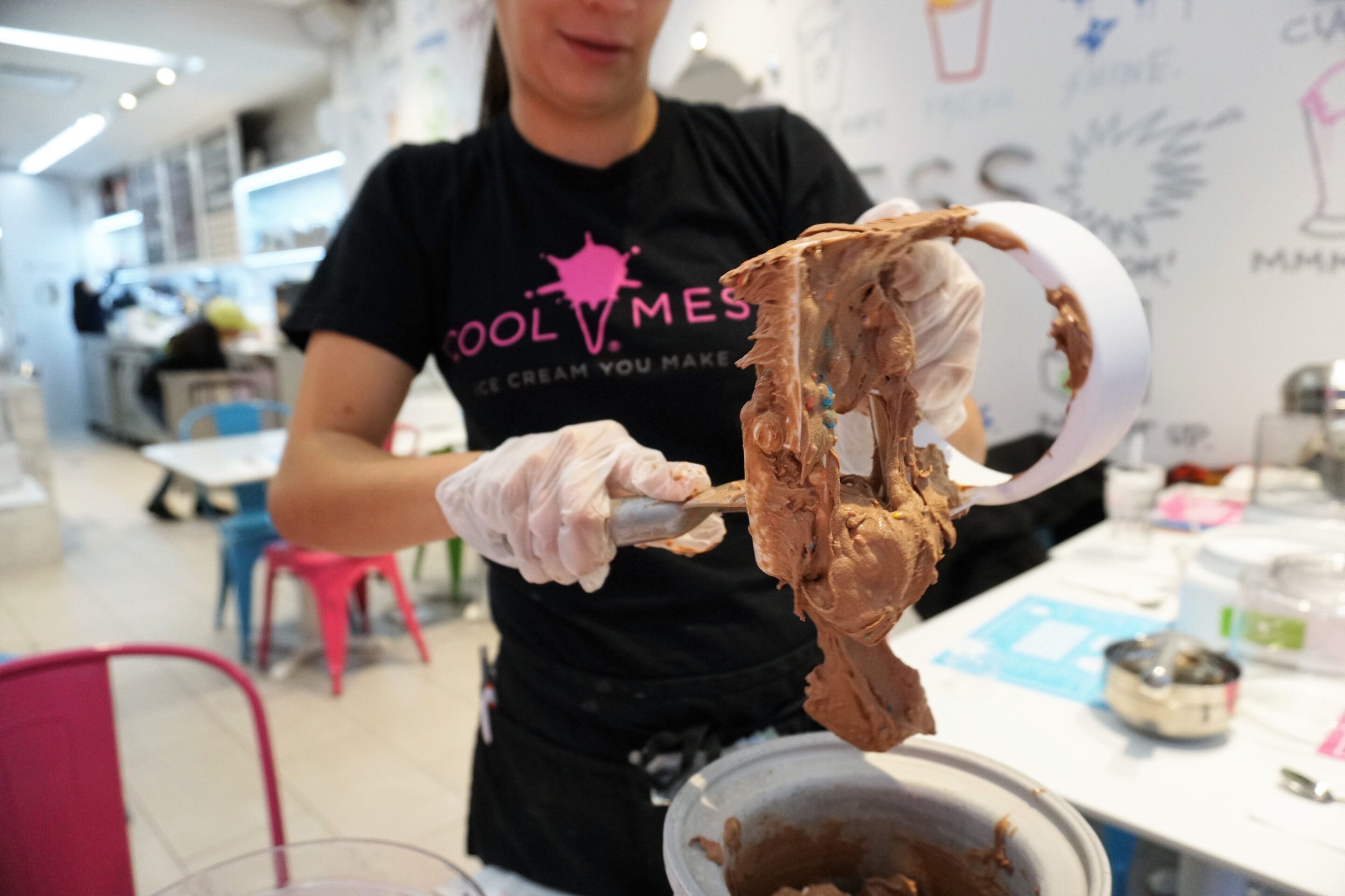 Our own custom Ice Cream at CoolMess