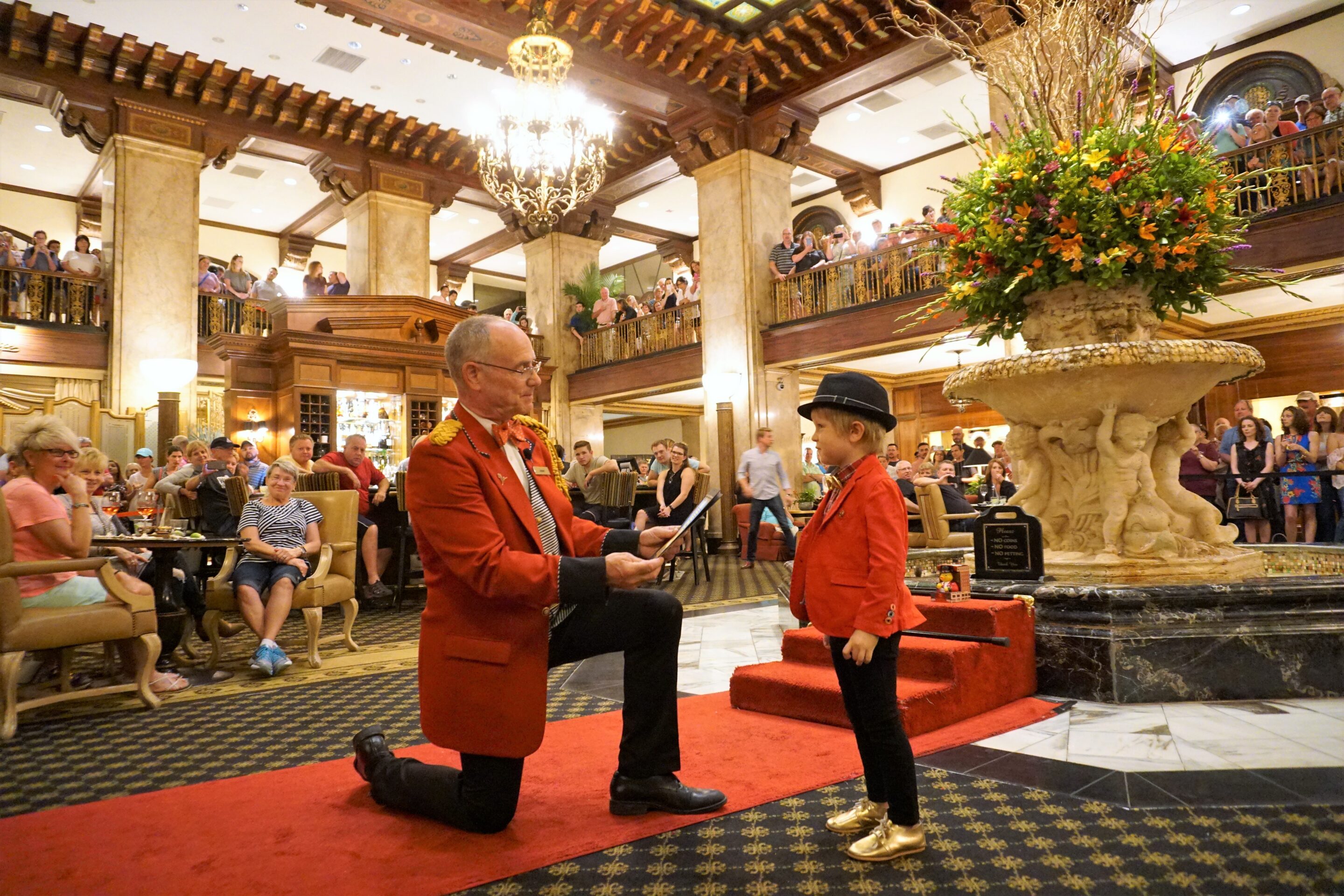 Receiving the honorary Duckmaster certificate in Memphis