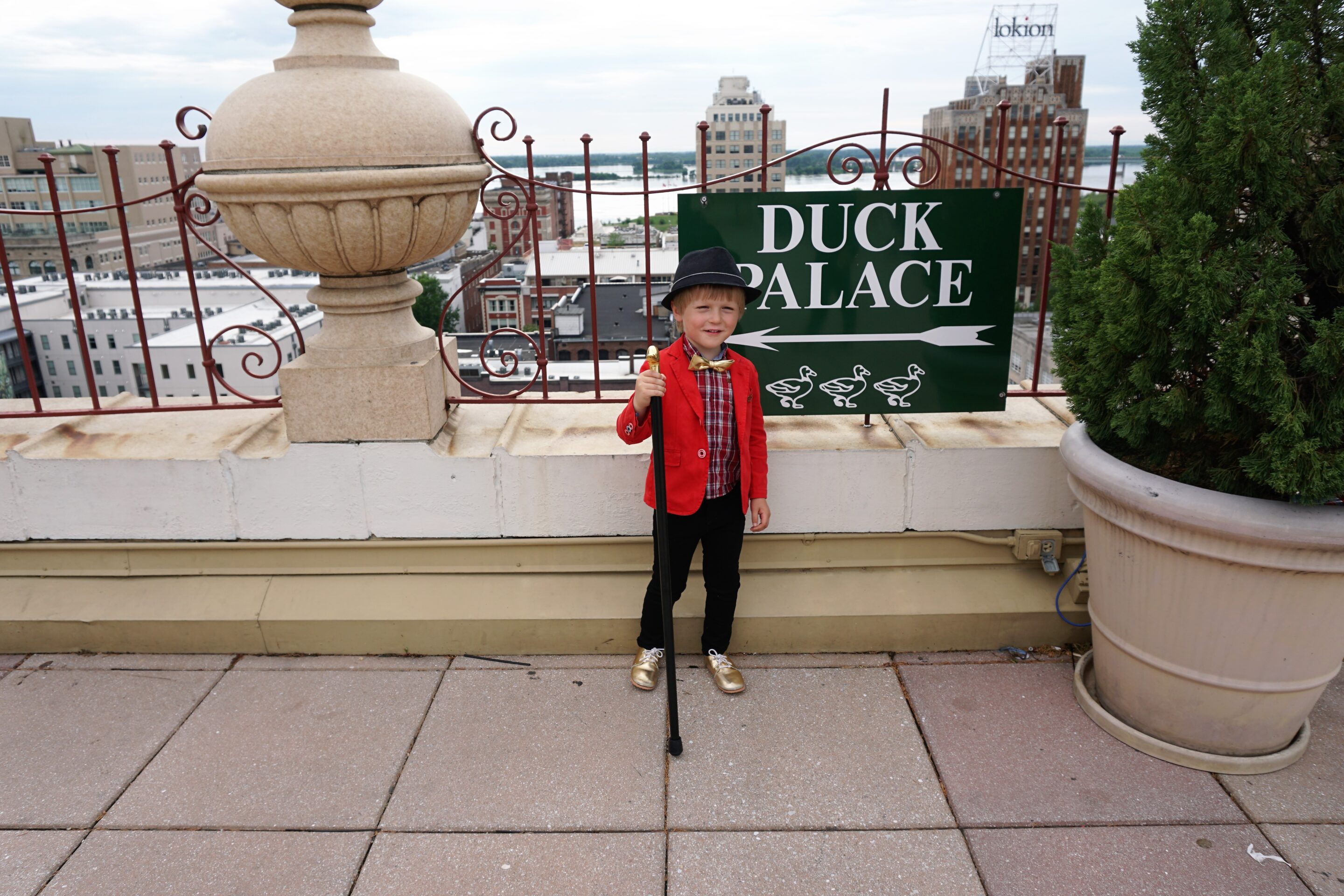 This way to the Duck Palace - at the Peabody Hotel Memphis