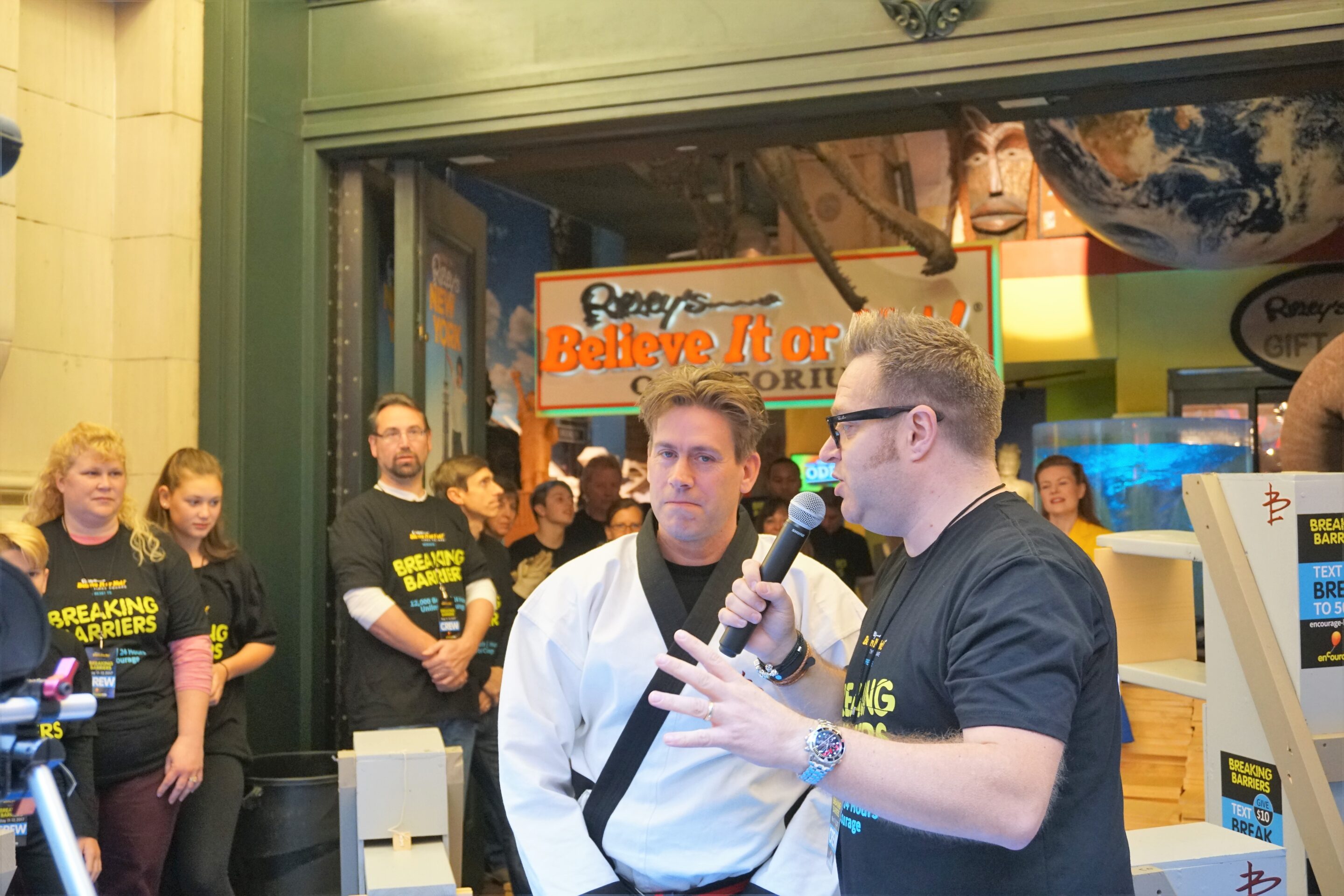 Leif Becker at Ripley's Believe it or Not Times Square