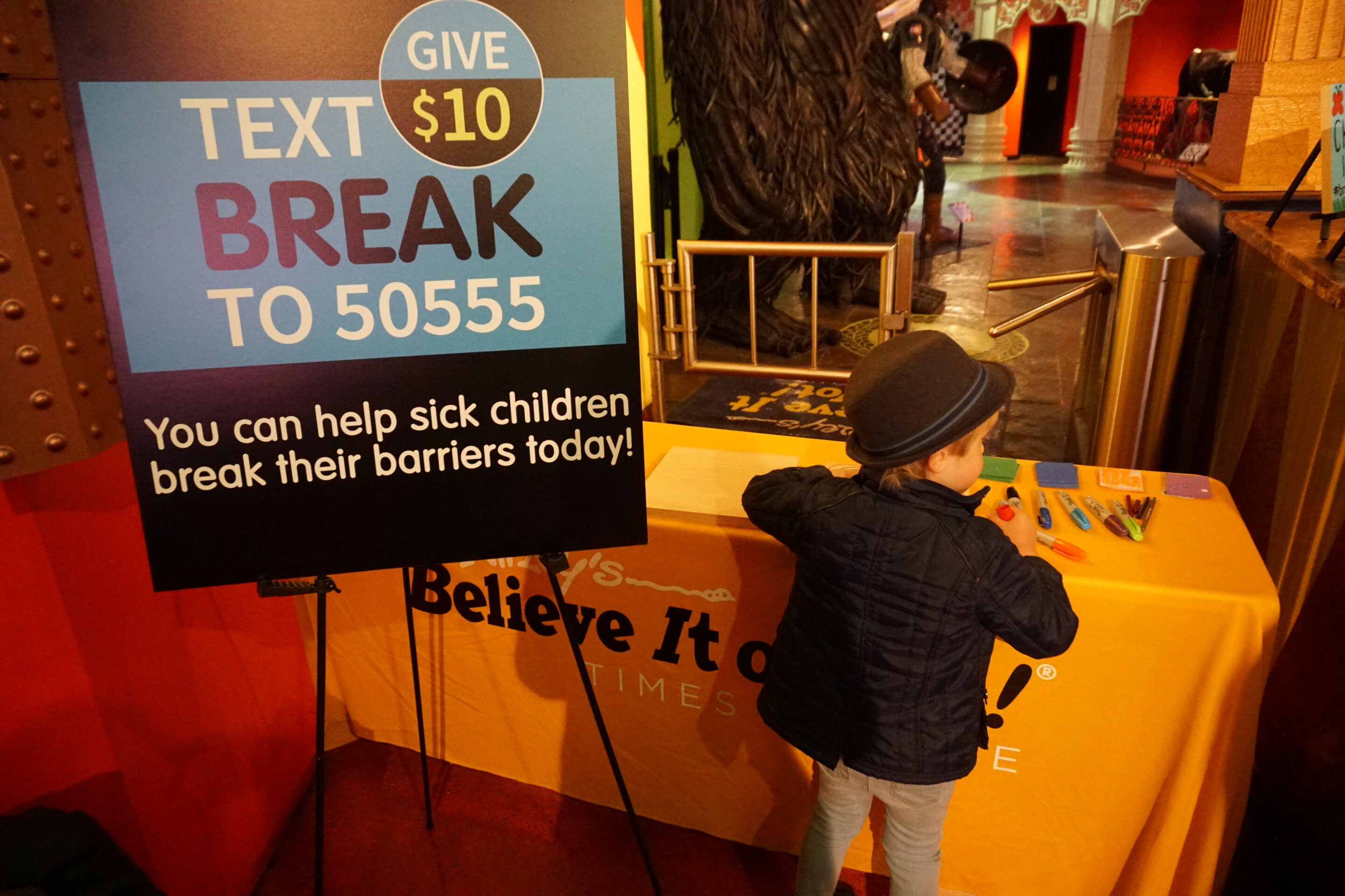 Breaking Barriers Board Decorating Station
