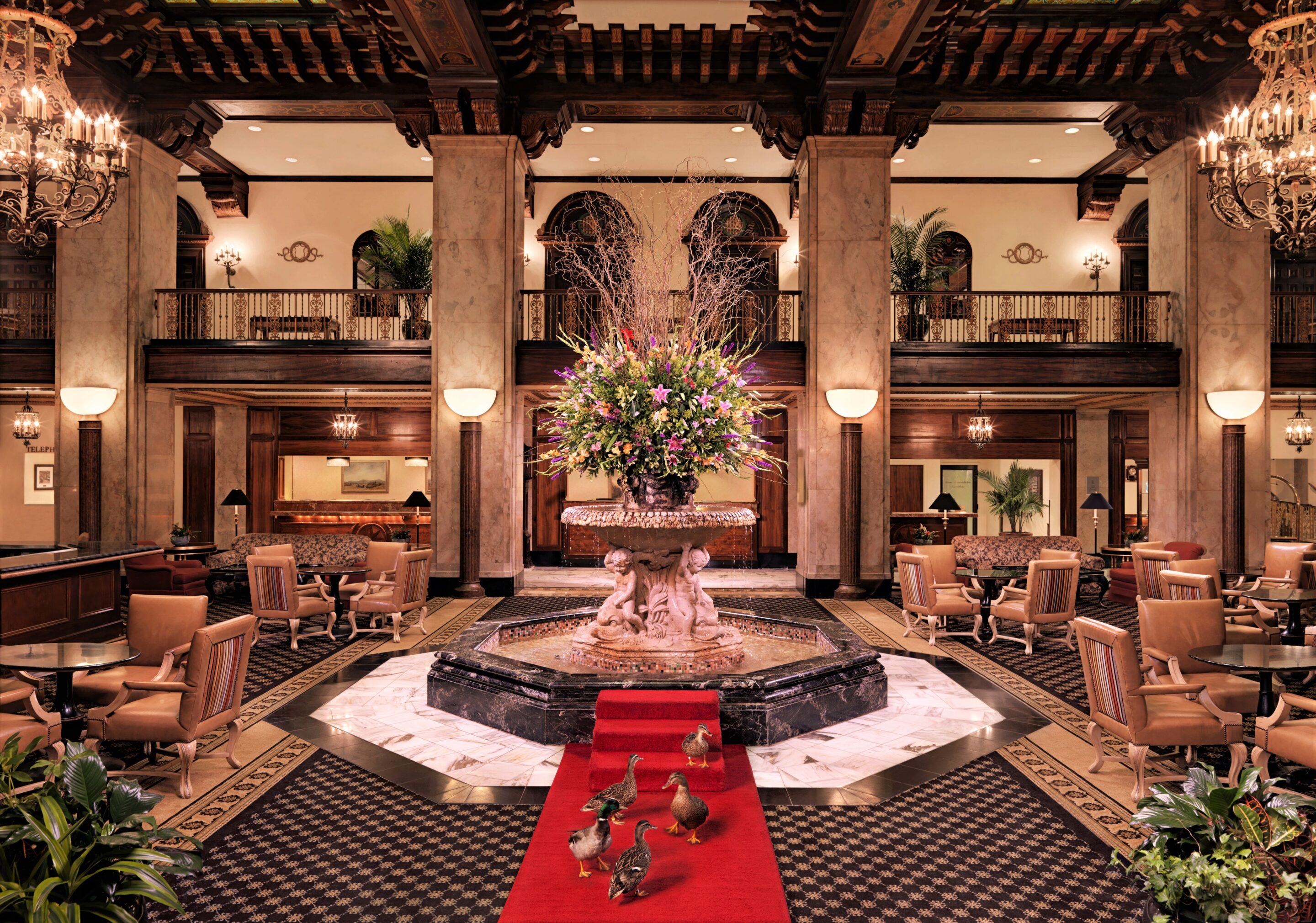 The Peabody Memphis Grand Lobby 