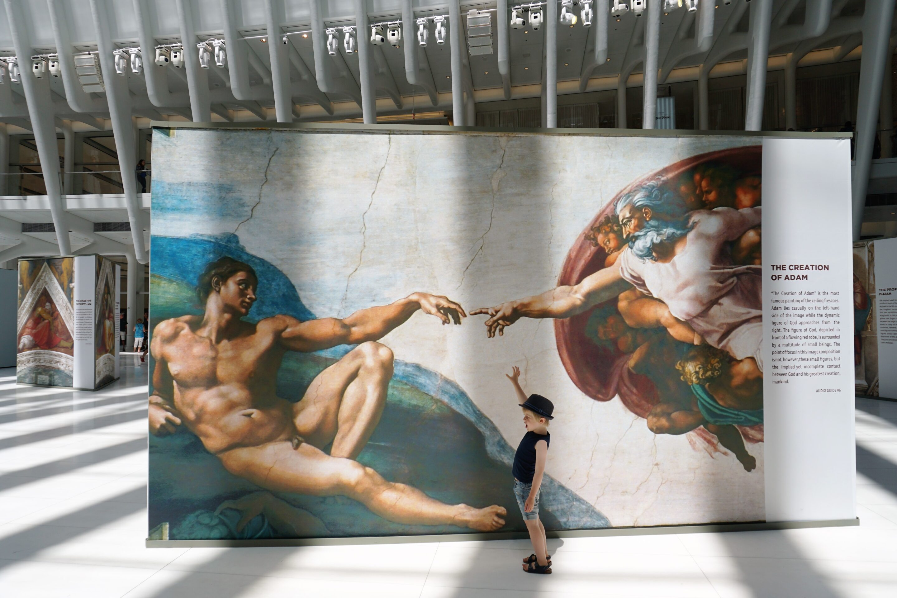 Creation of Adam, at Up Close: Michelangelo's Sistine Chapel