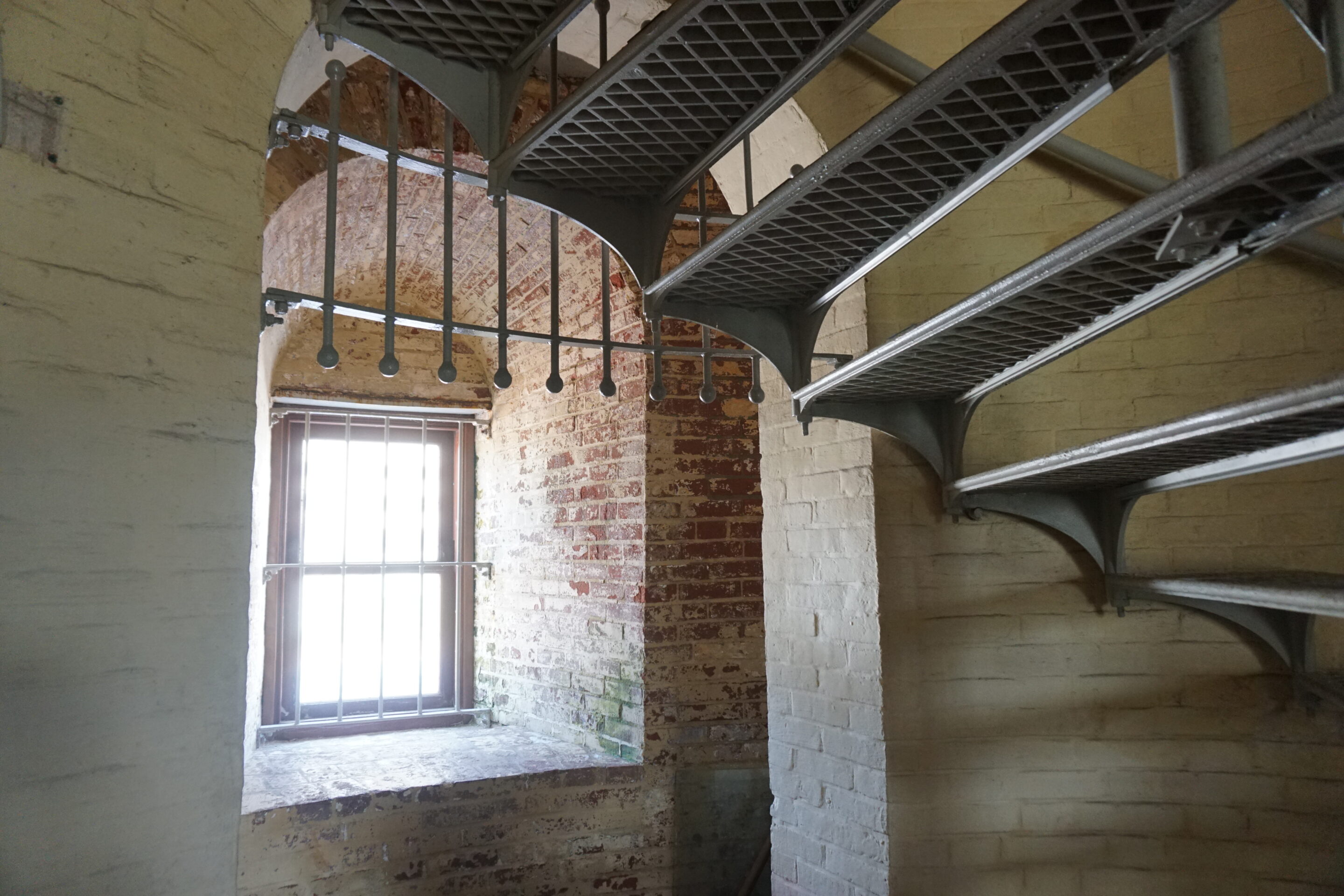Spiral staircase at the Absecon Lighthouse in Atlantic City, NJ