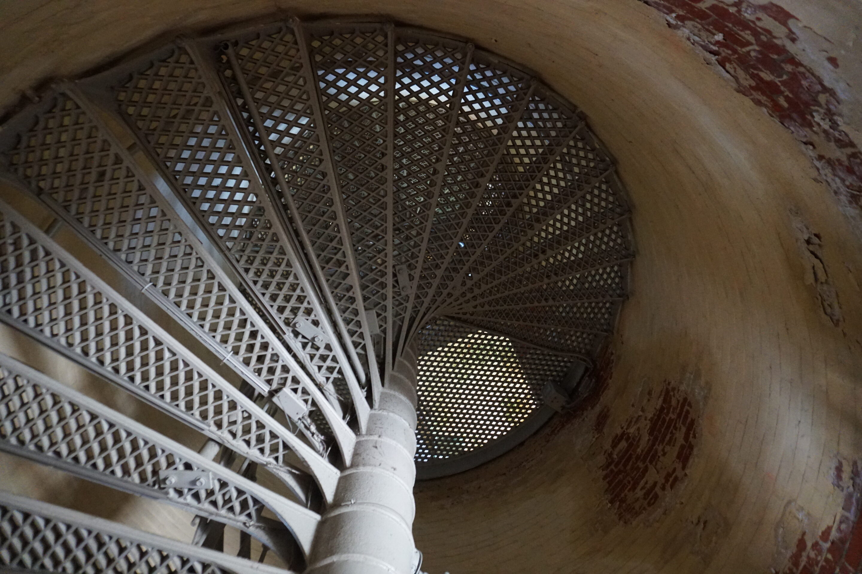 The amazing spiral staircase at the Absecon Lighthouse in Atlantic City, NJ