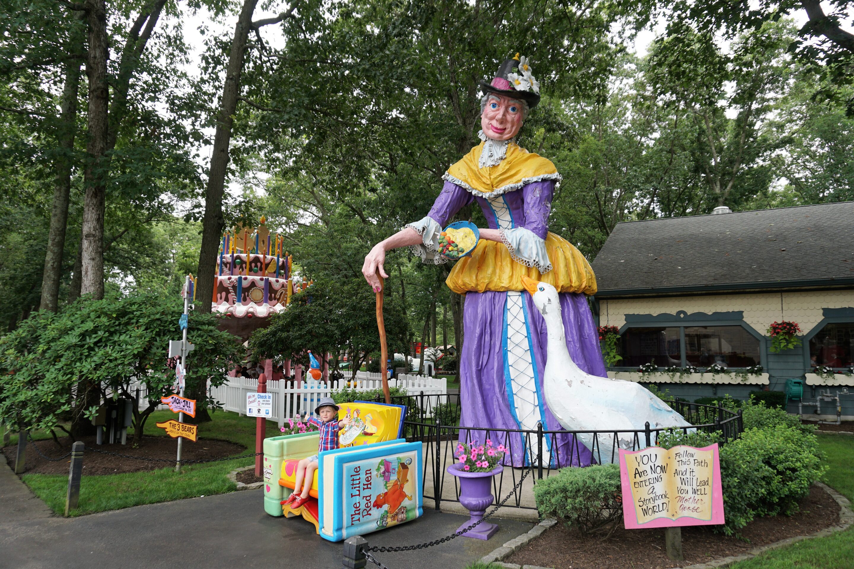 Mother Goose at Storybook Land in New Jersey