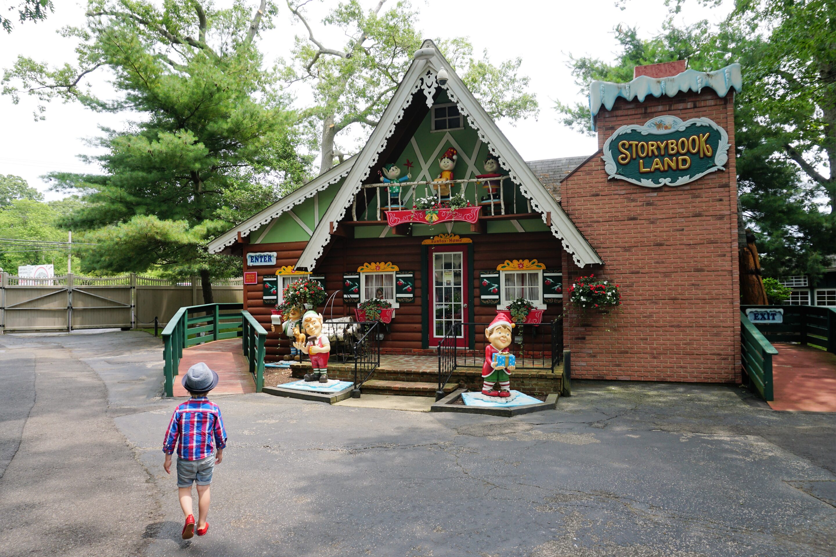 Santa Claus at Storybook Land in New Jersey