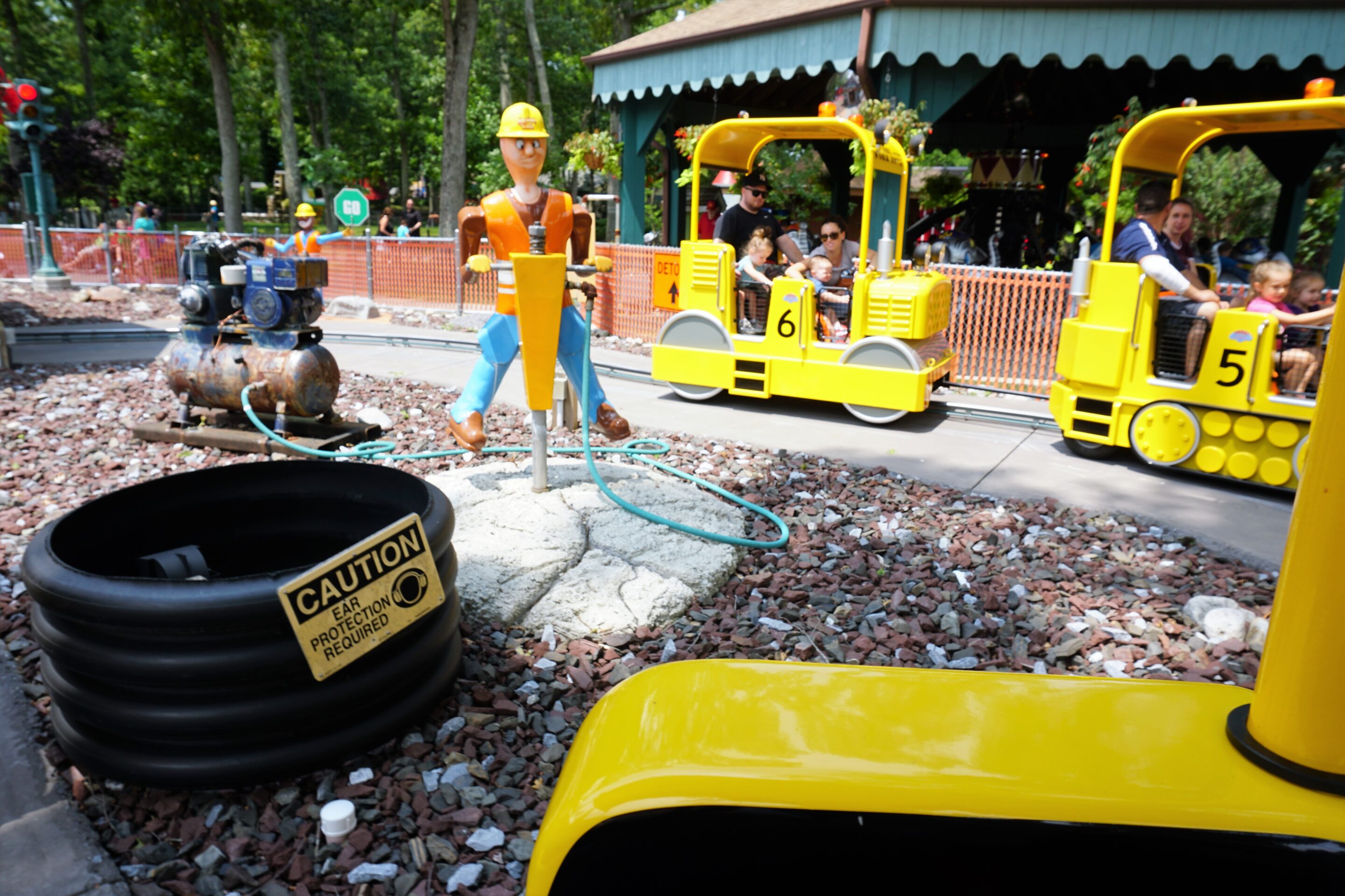 Work Zone at Storybook Land in New Jersey