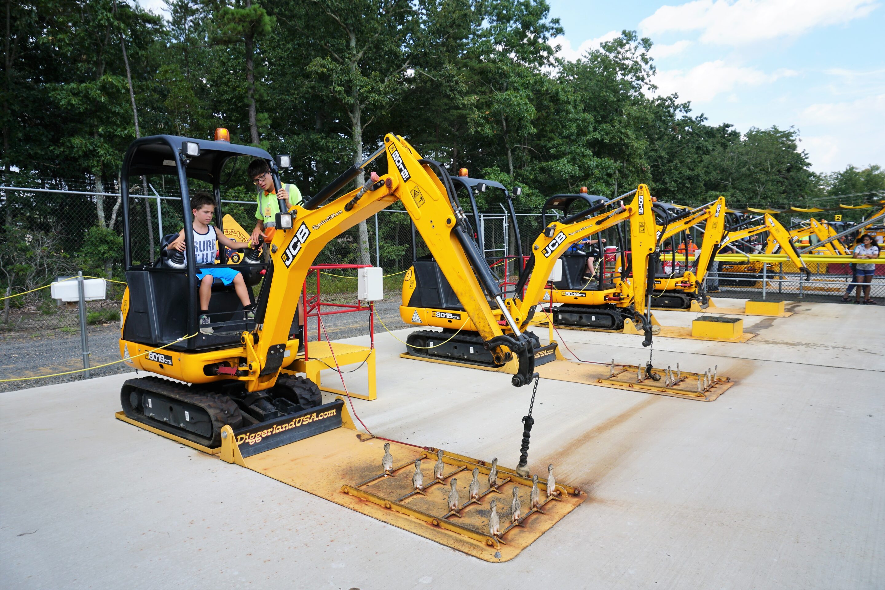 Construction Machine Bowling at Diggerland USA