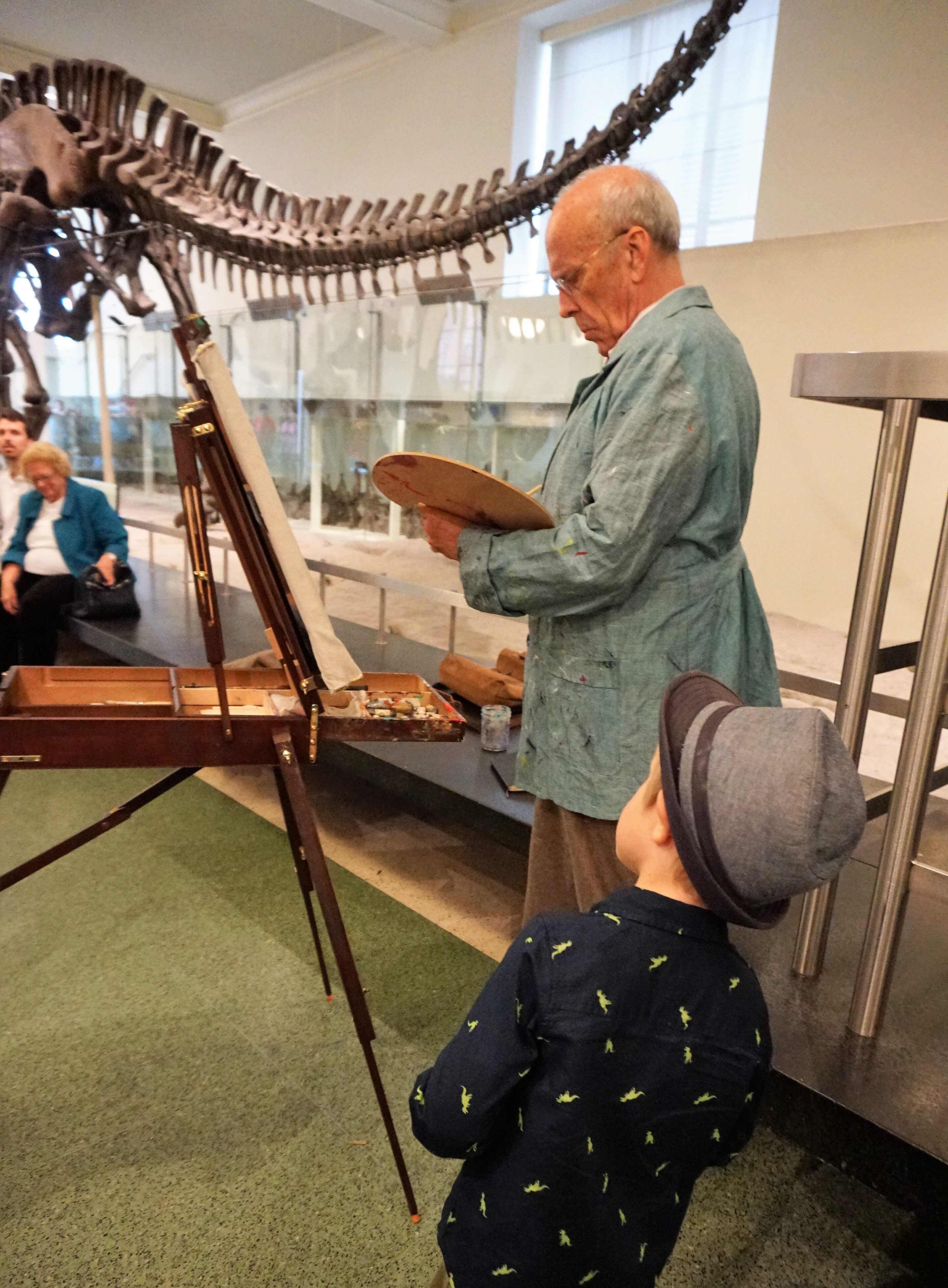 Watching Charles R. Knight during the performance