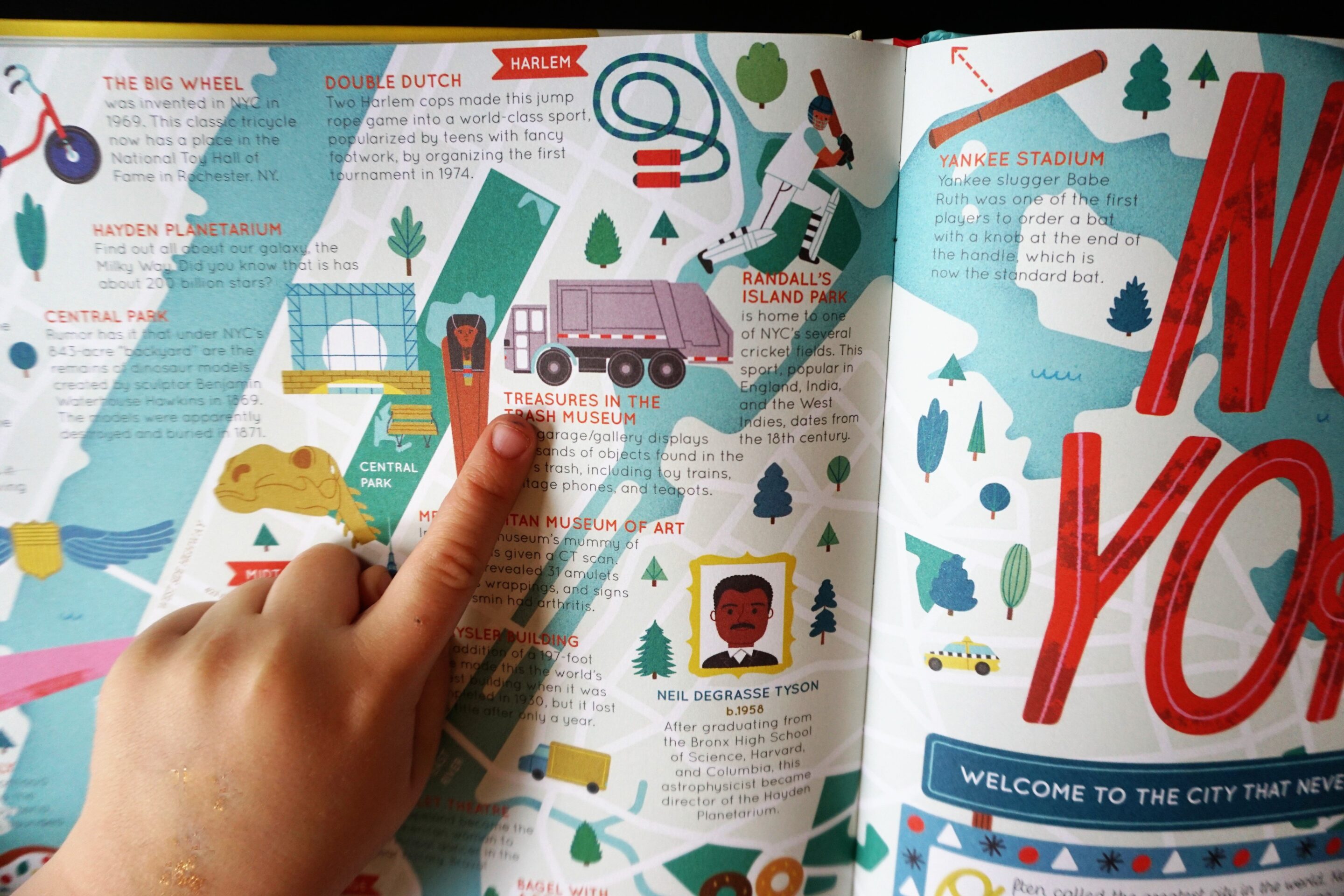Found new activities in the 50 Cities of the USA Travel Book