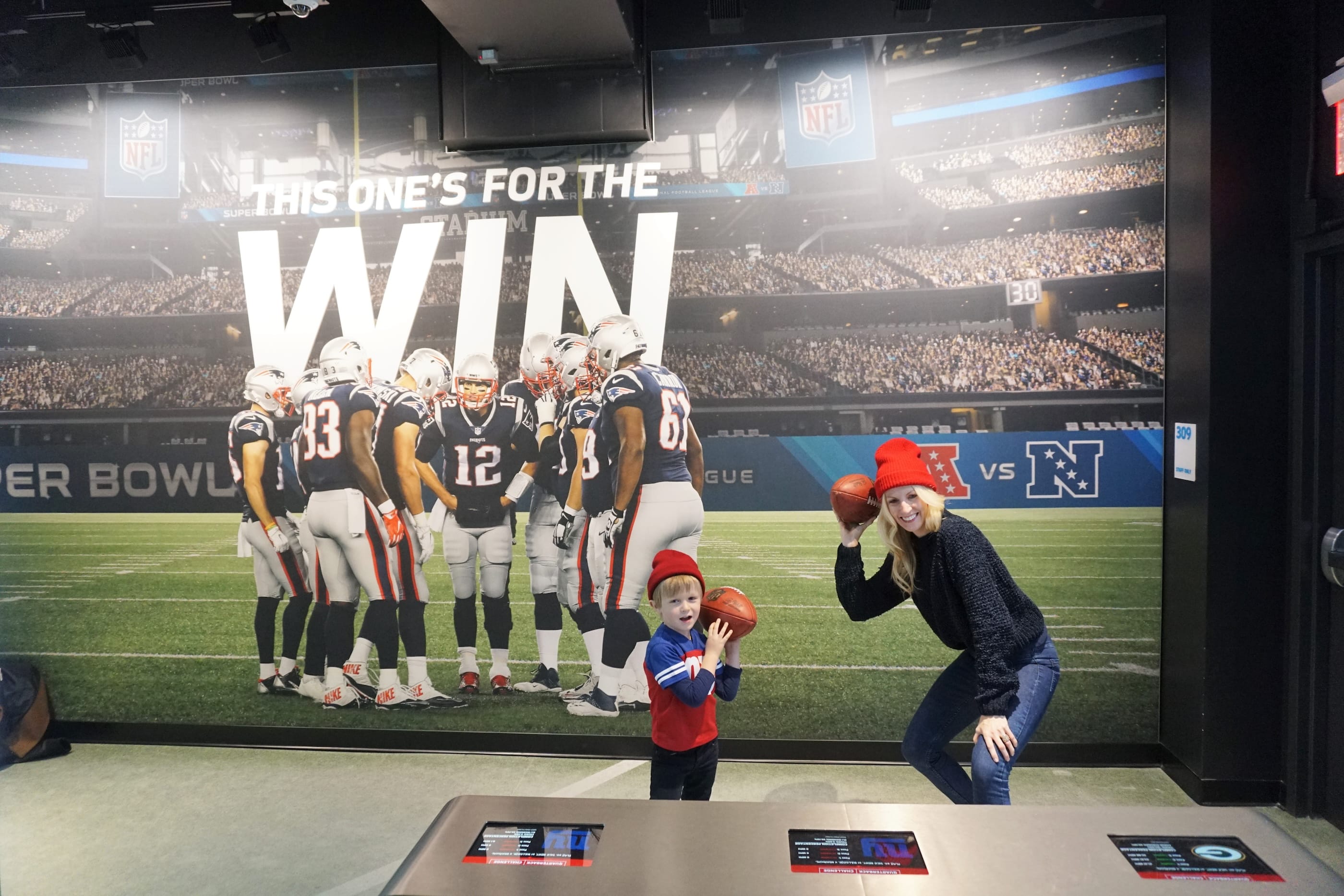 Quarterback Challenge at the NFL Experience 