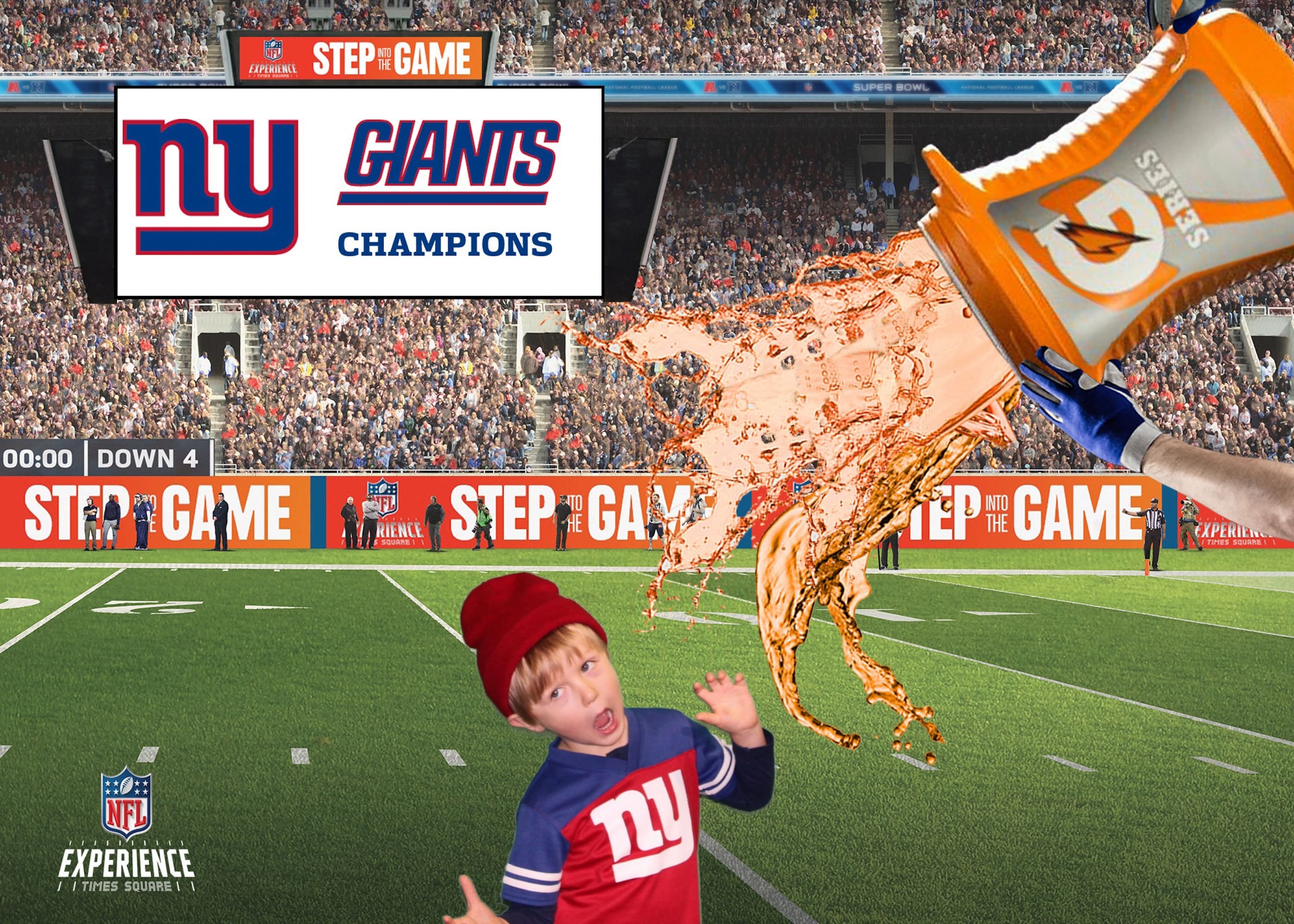 Gatorade Celebration at the NFL Experience 