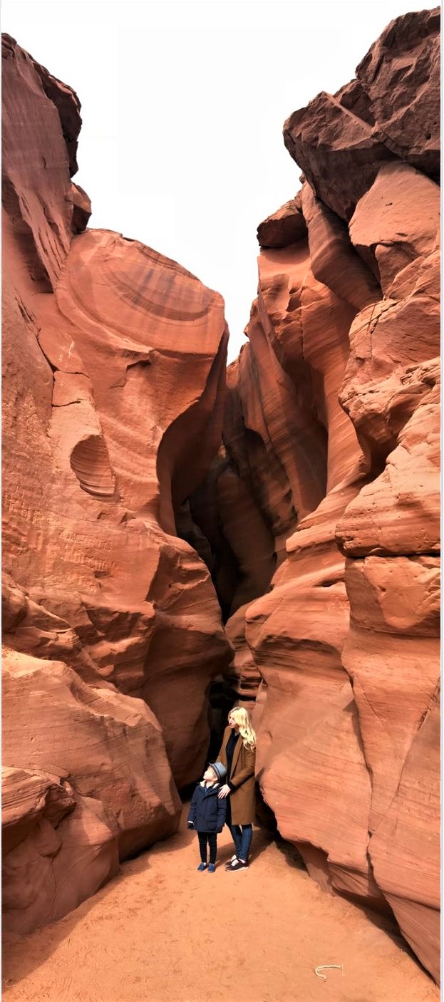 Into the famous slot canyon - Antelope Canyon.