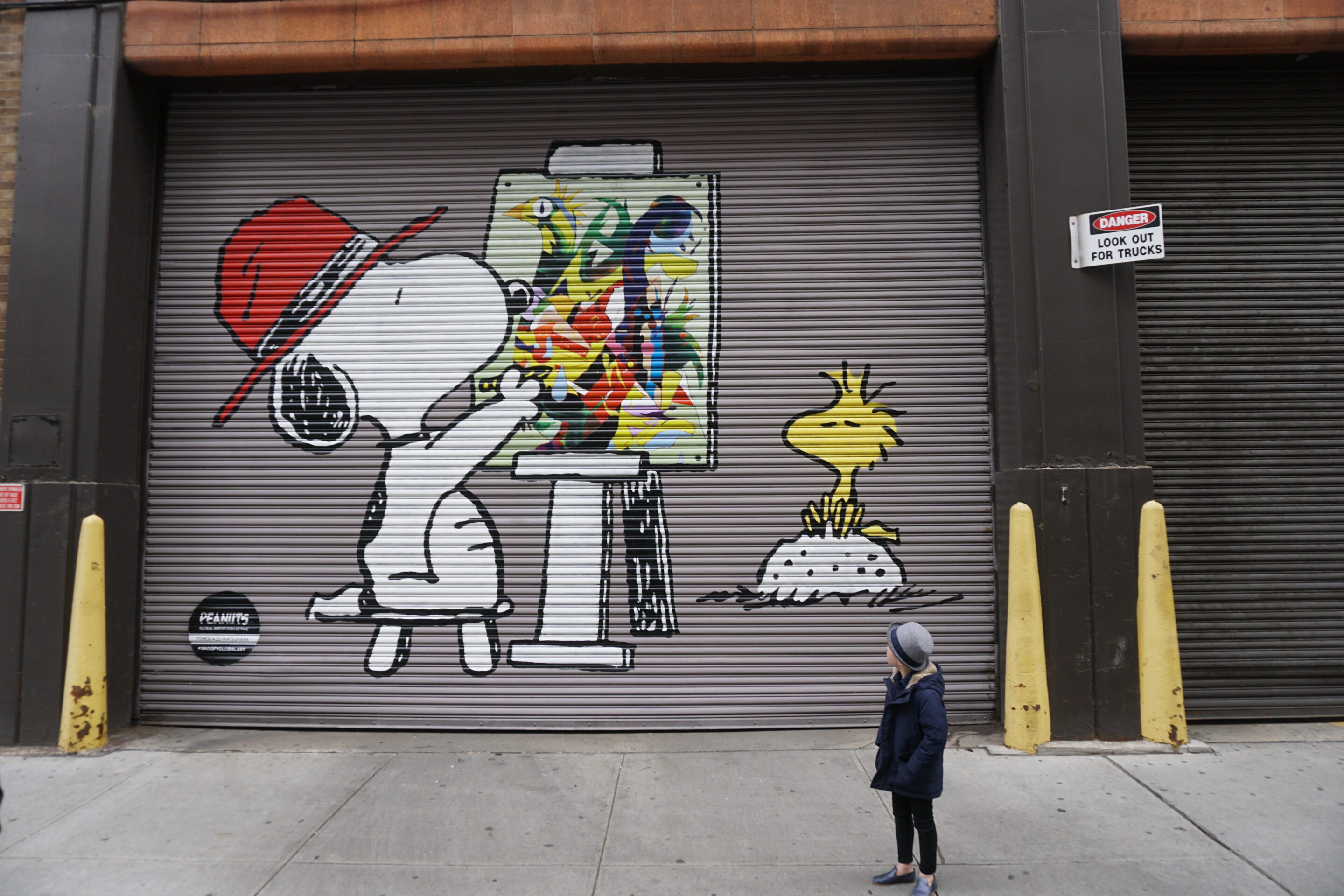 Peanuts Art Mural in NYC