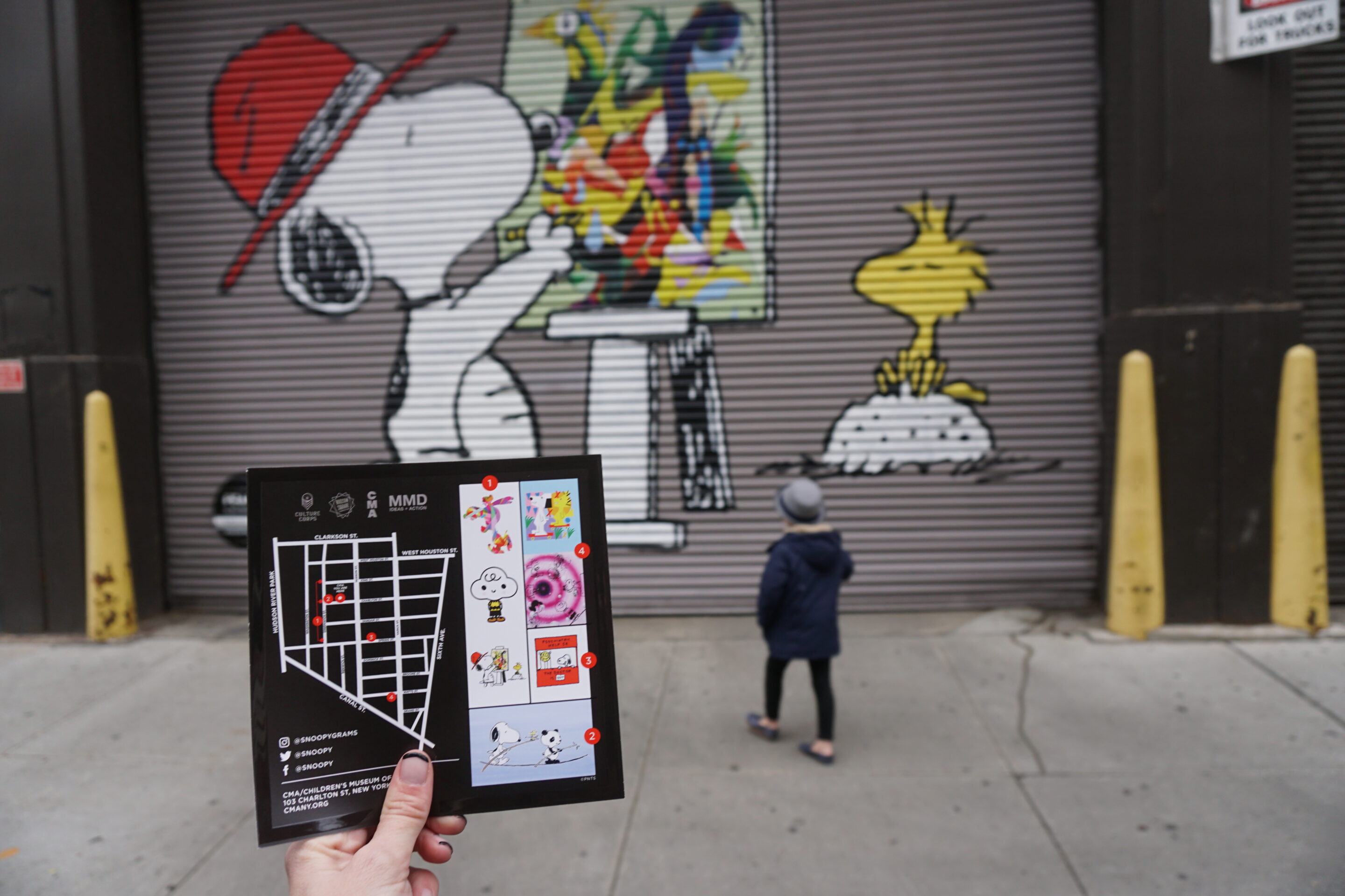 Peanuts Art Mural in NYC