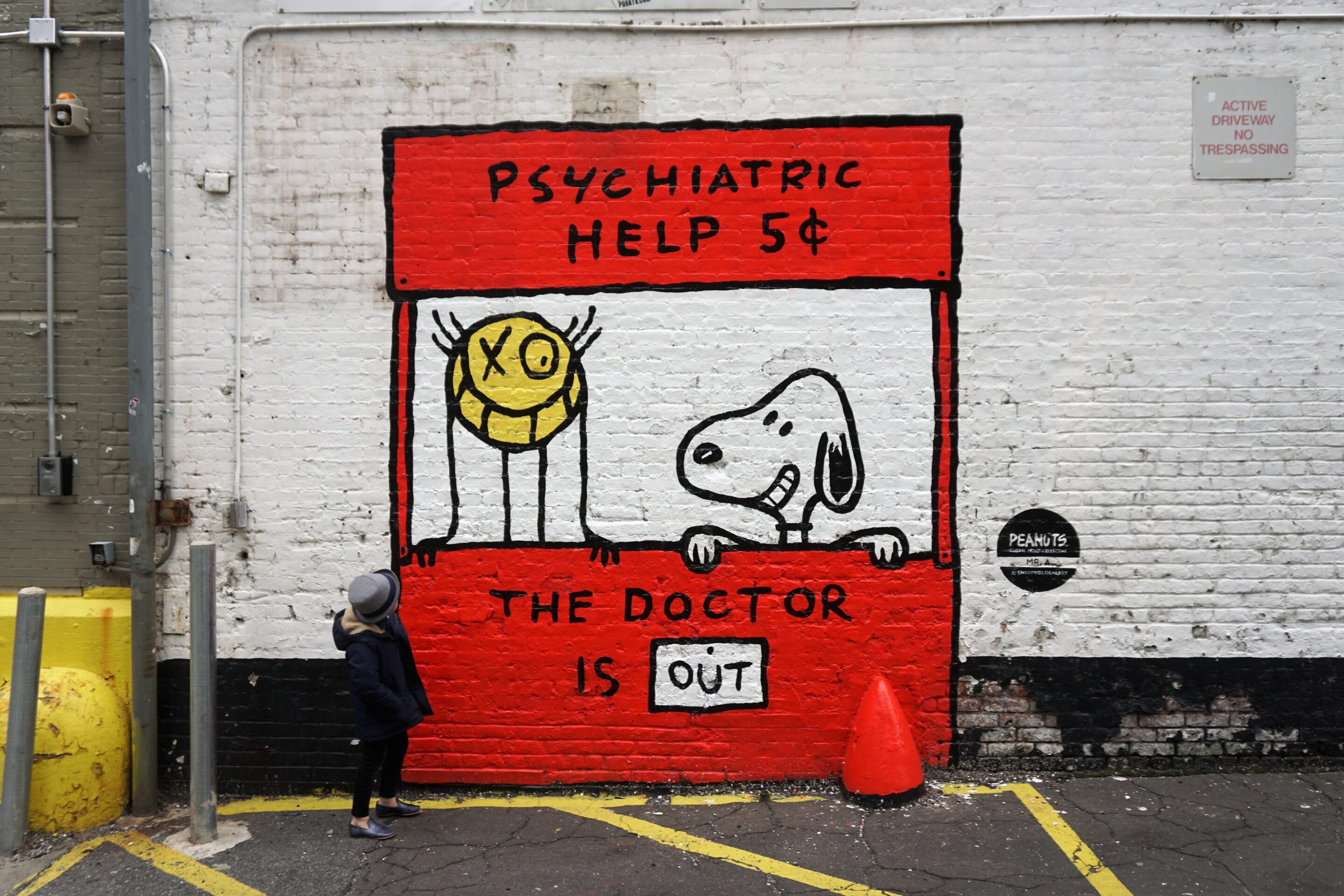 Peanuts Art Mural in NYC