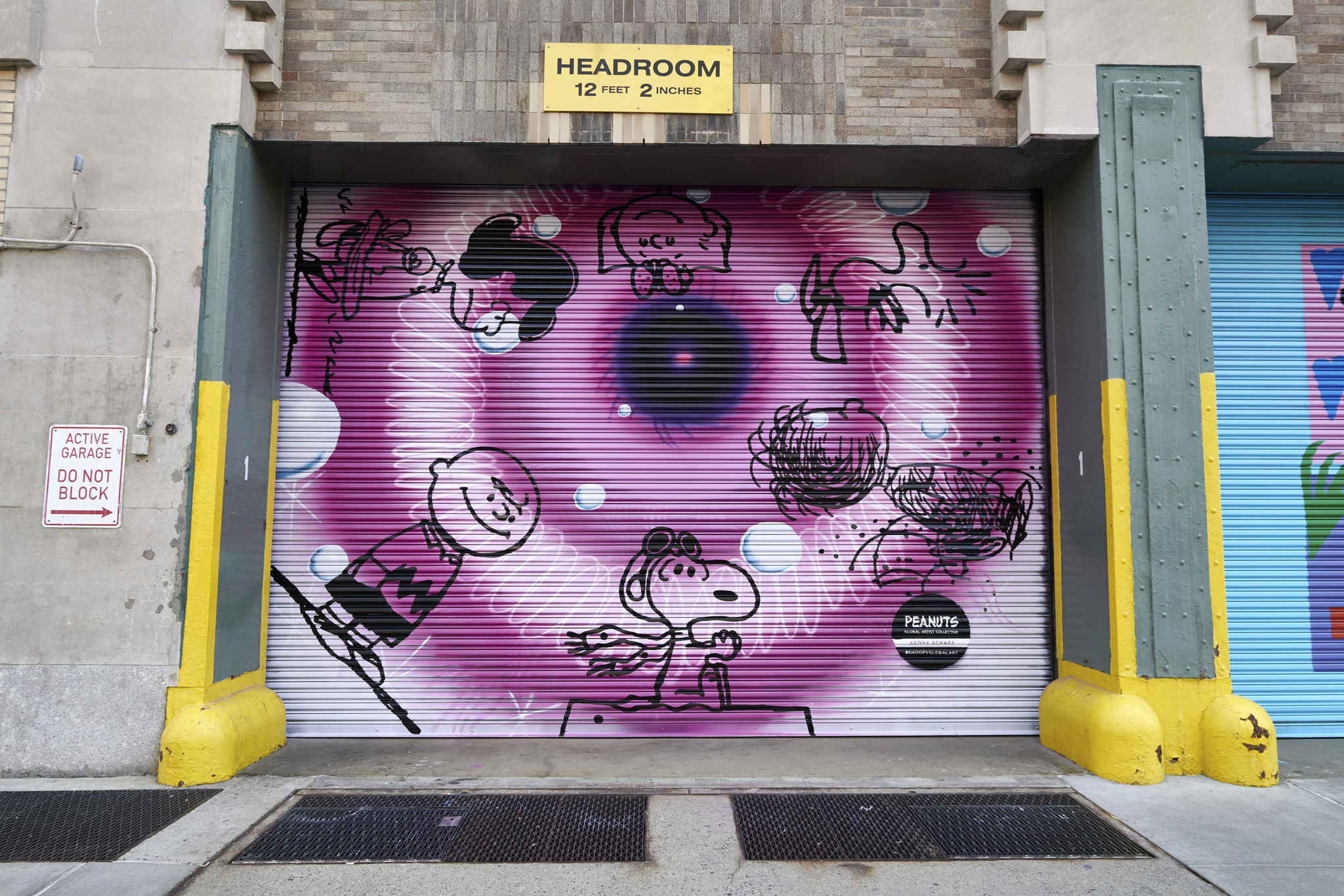 Peanuts Art Mural in NYC
