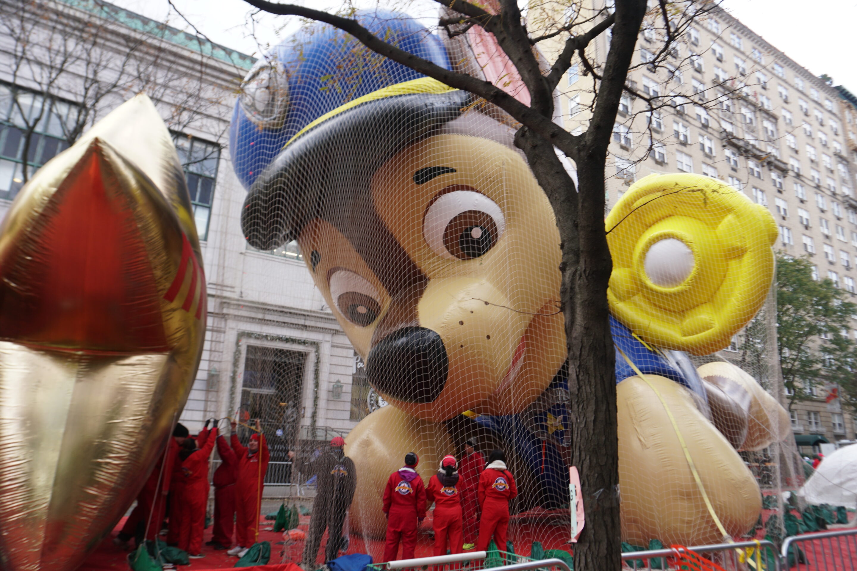 One PAW-some Experience- Paw Patrol at the Macy’s Parade Balloon Inflation